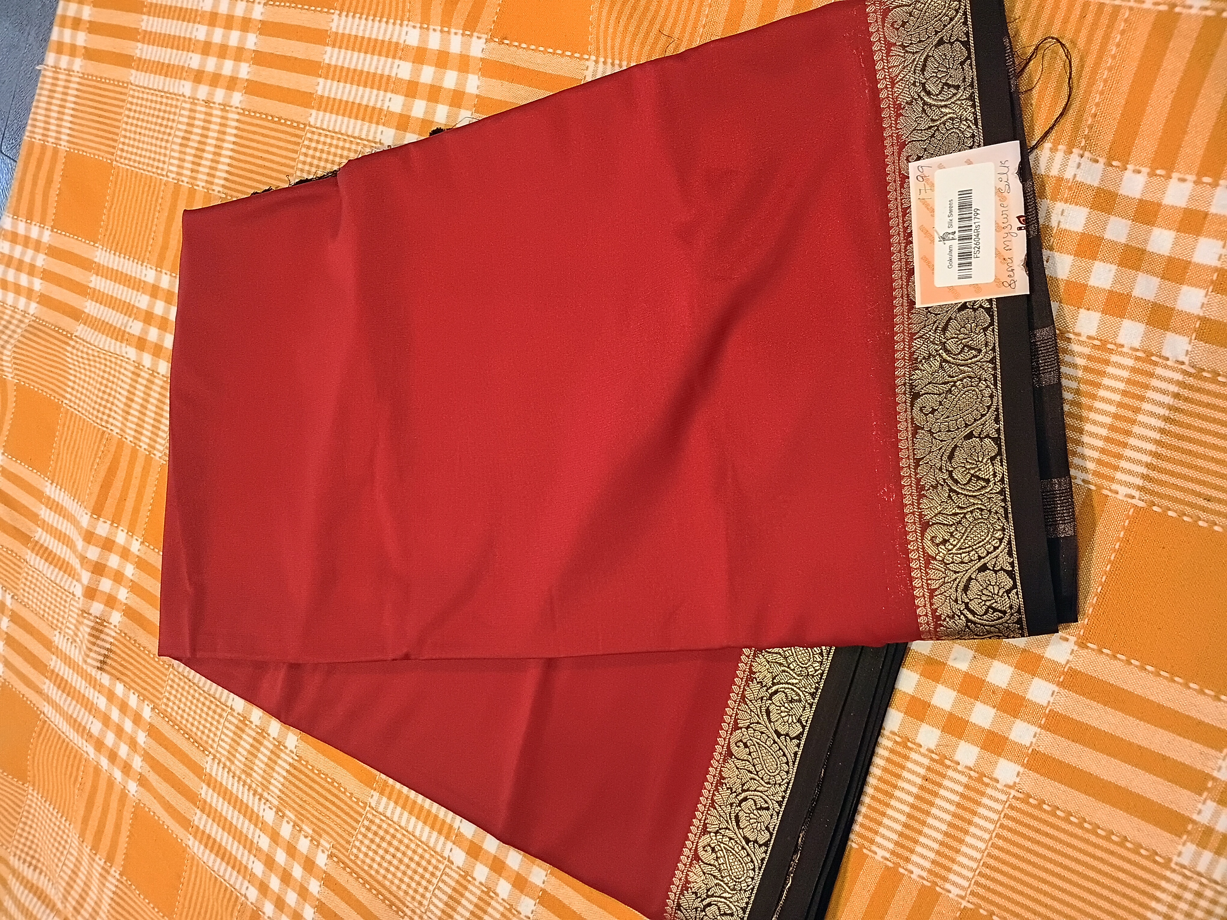 Semi Mysore Silk 036 view 2