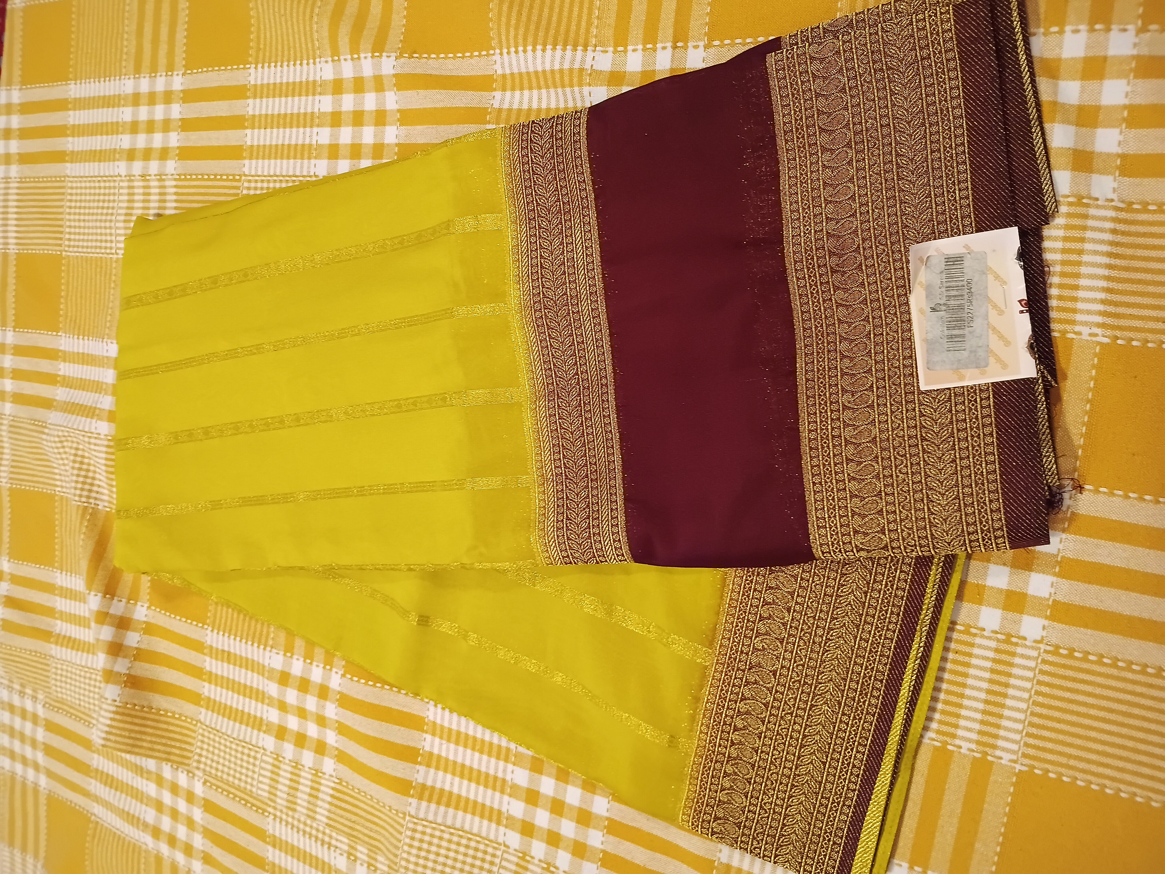 Semi Mysore Silk 034 view 2