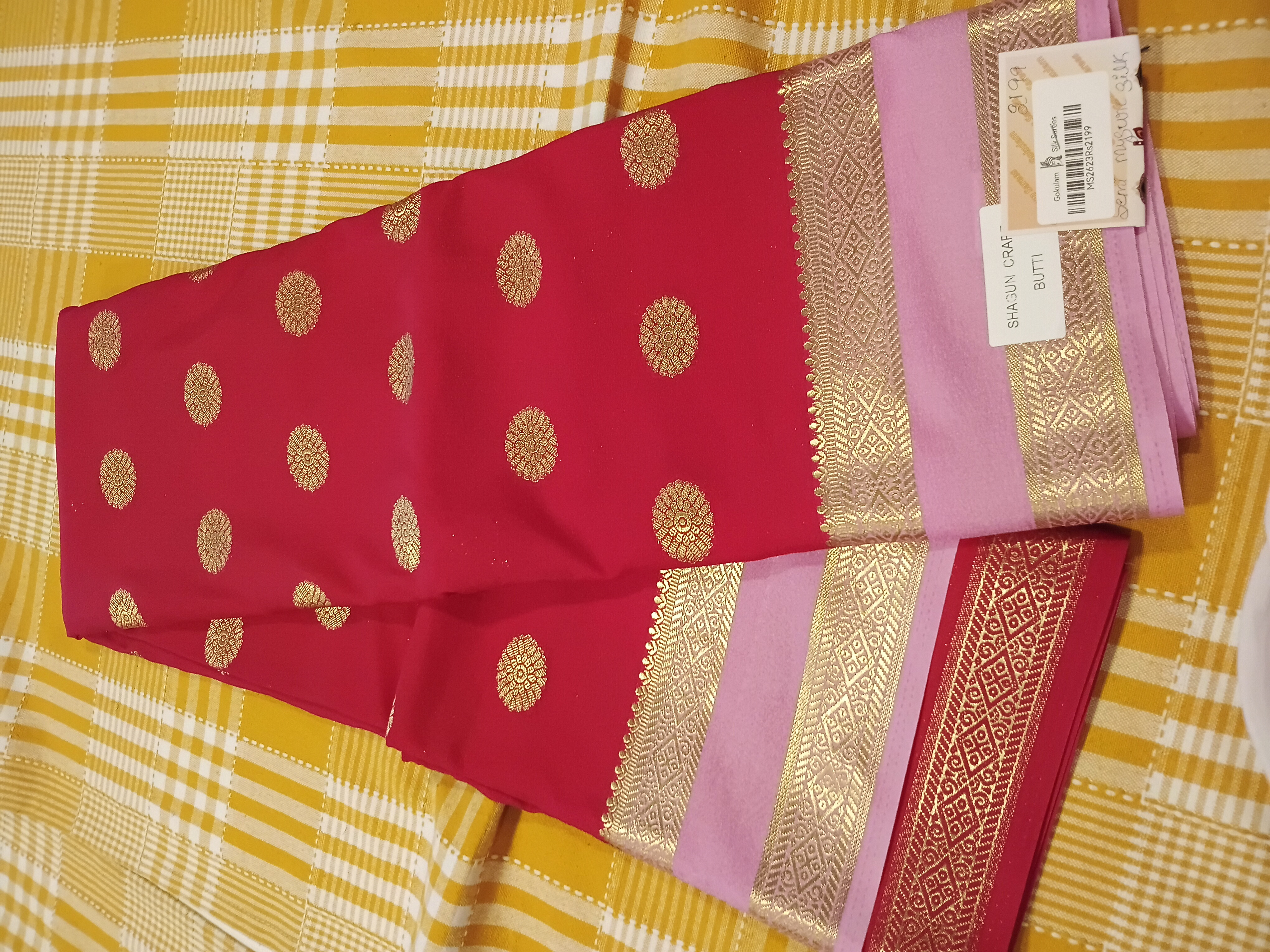 Semi Mysore Silk 031 view 2
