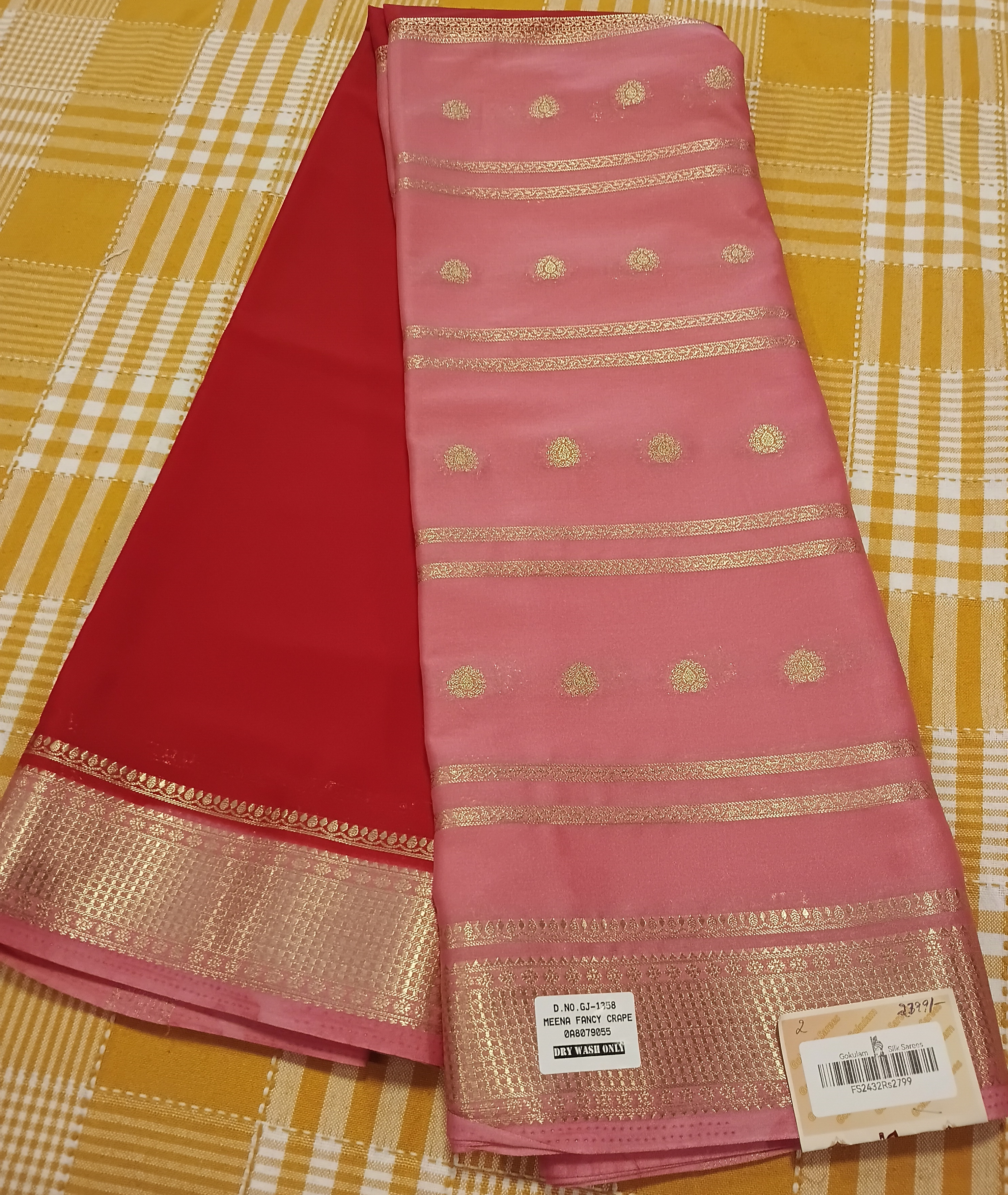 Semi Mysore Silk 028 view 2