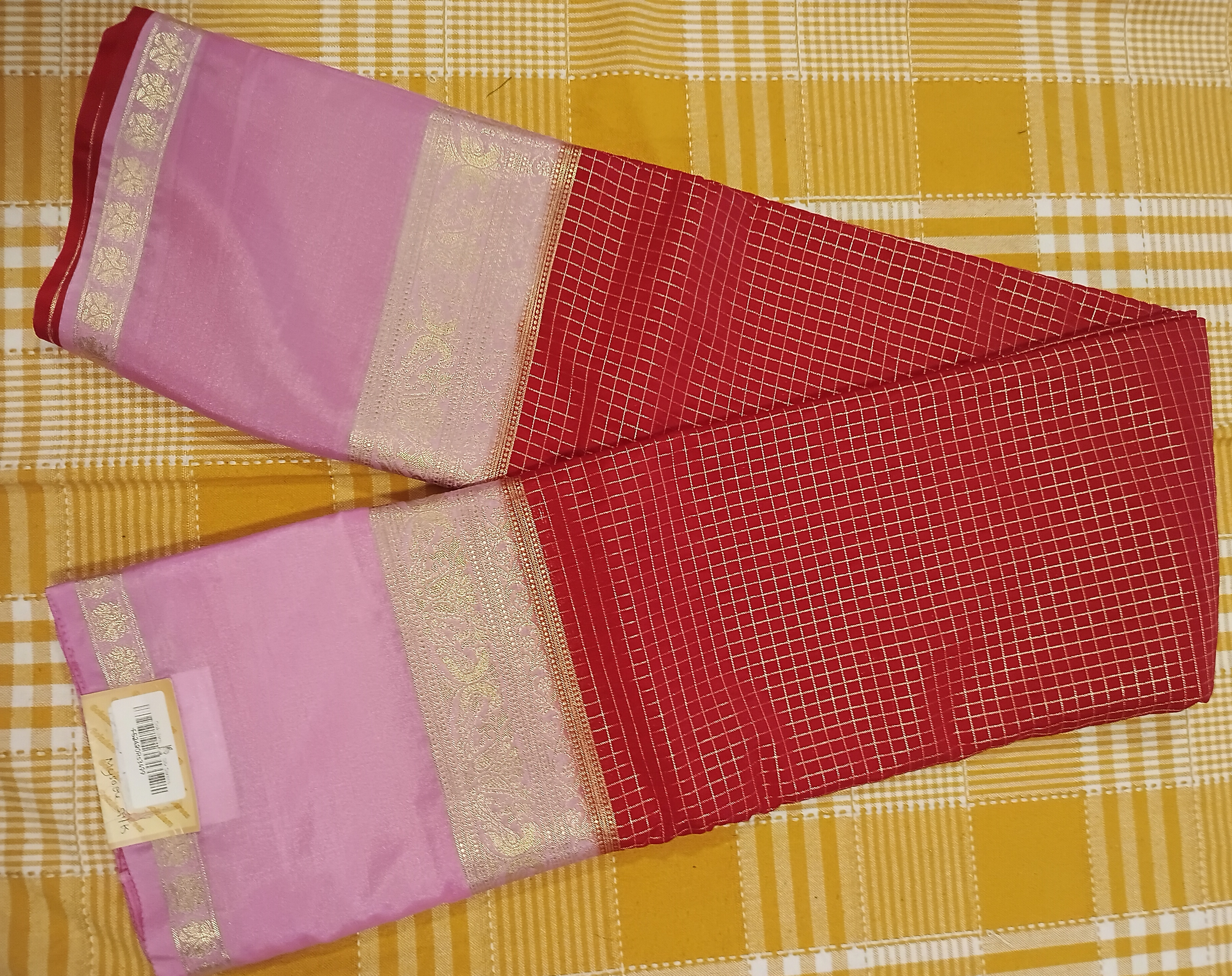 Semi Mysore Silk 026 view 2