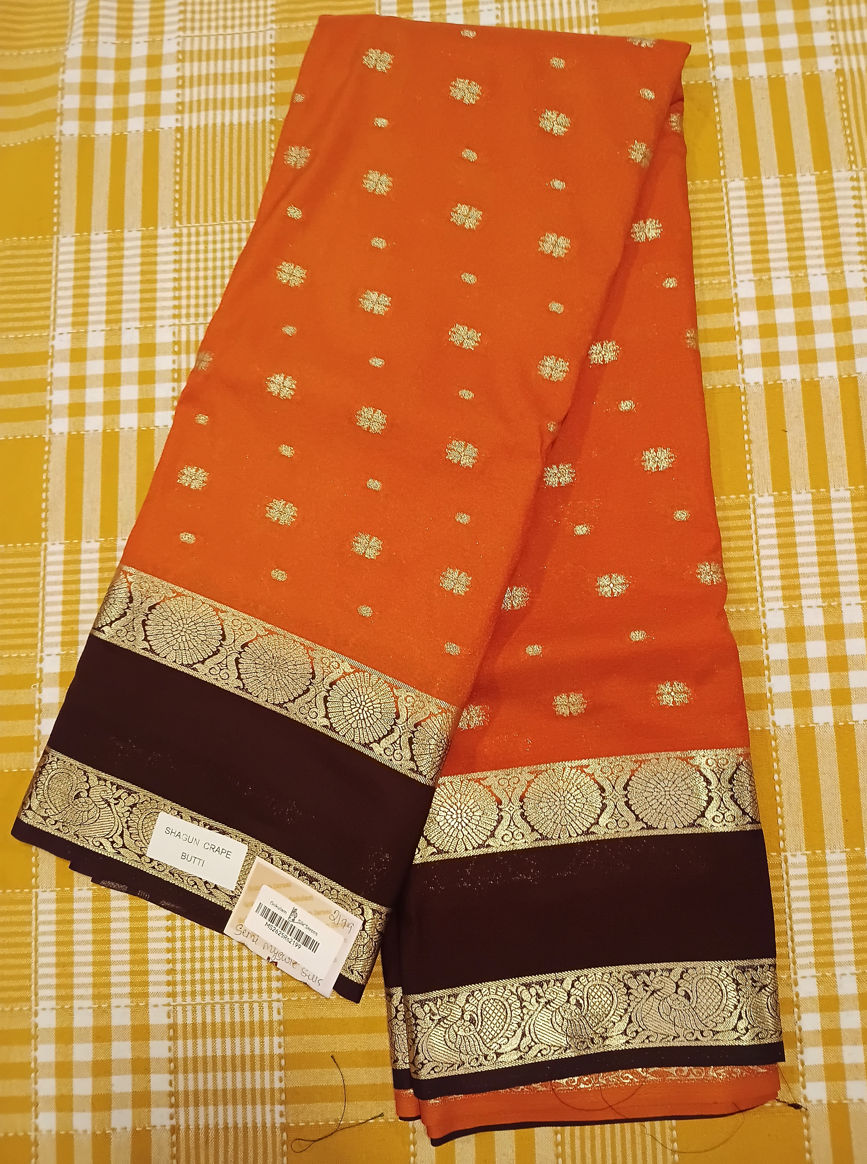 Semi Mysore Silk 007 view 2