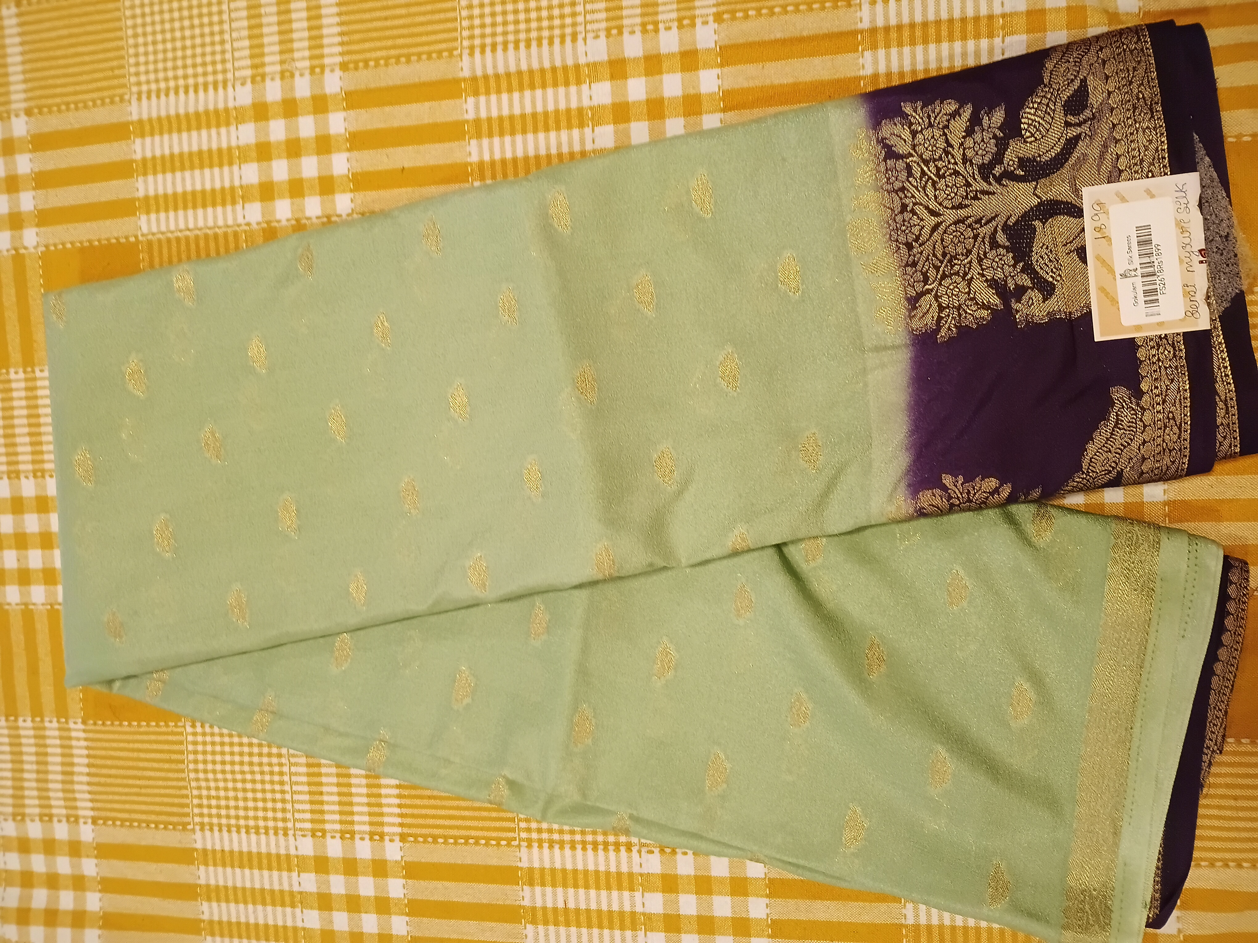 Semi Mysore Silk 006 view 2