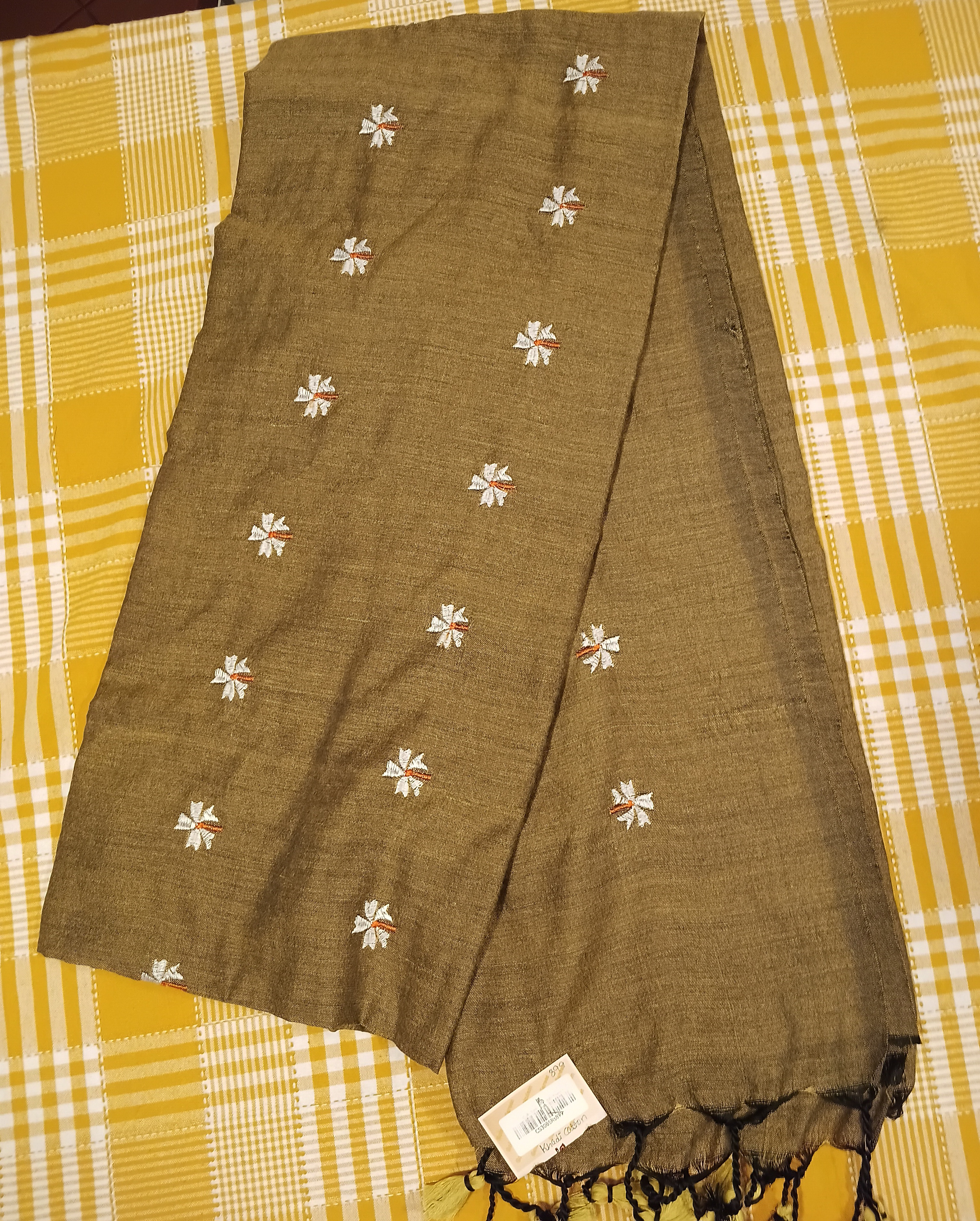 Embroidered Khadi Cotton 012 view 2