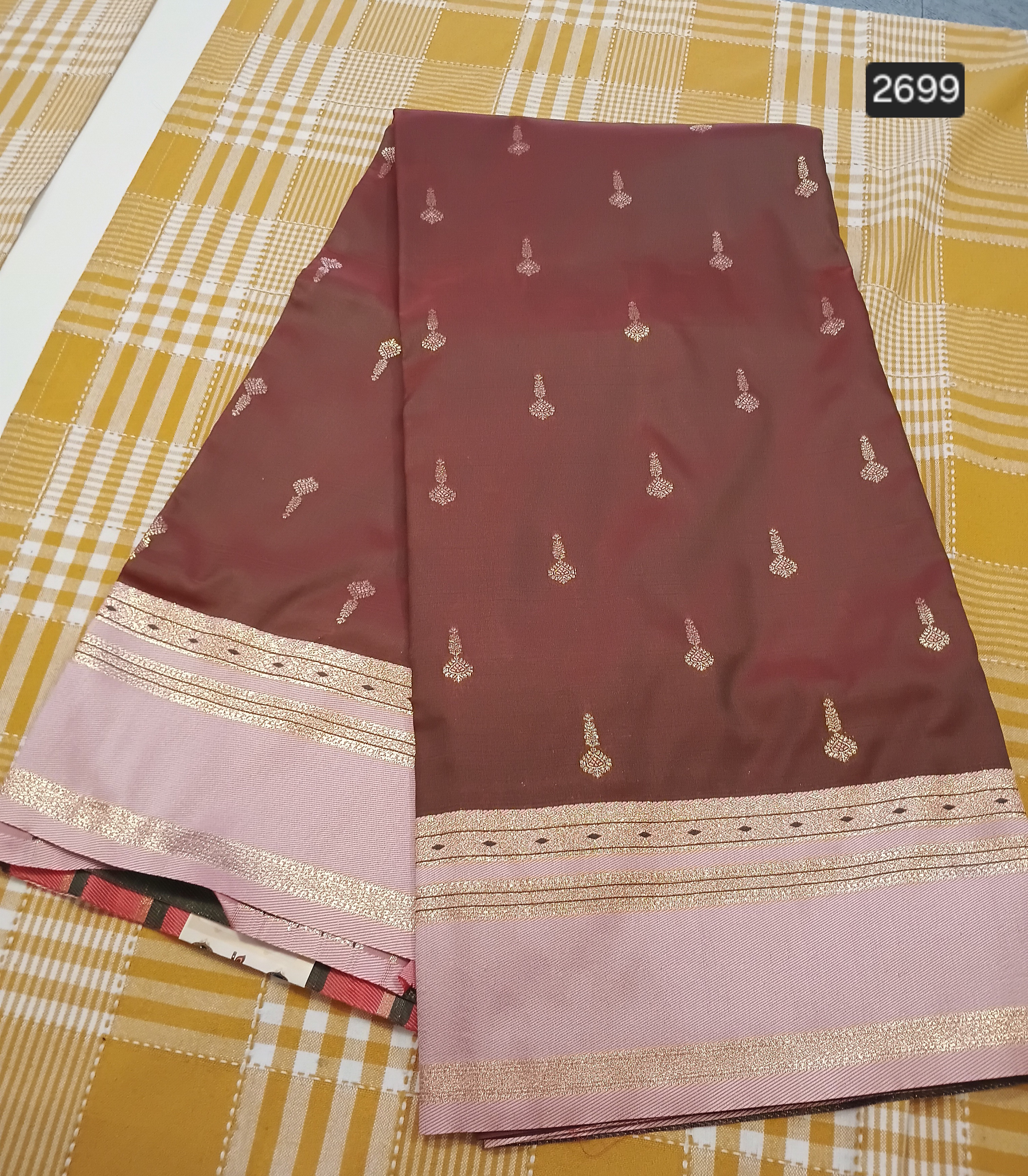 Semi Silk Saree 200 view 2