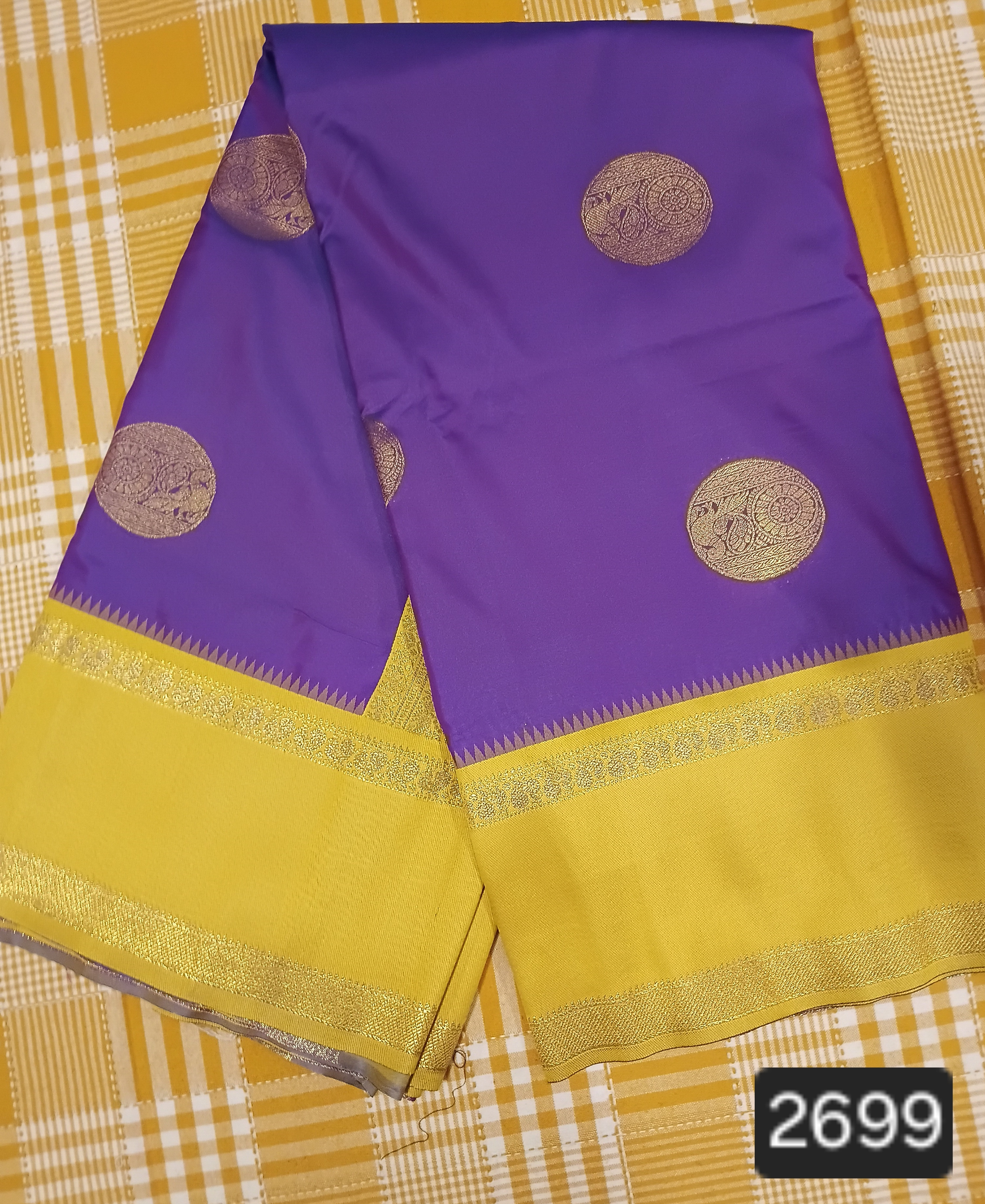 Semi Silk Sareee 184 view 2