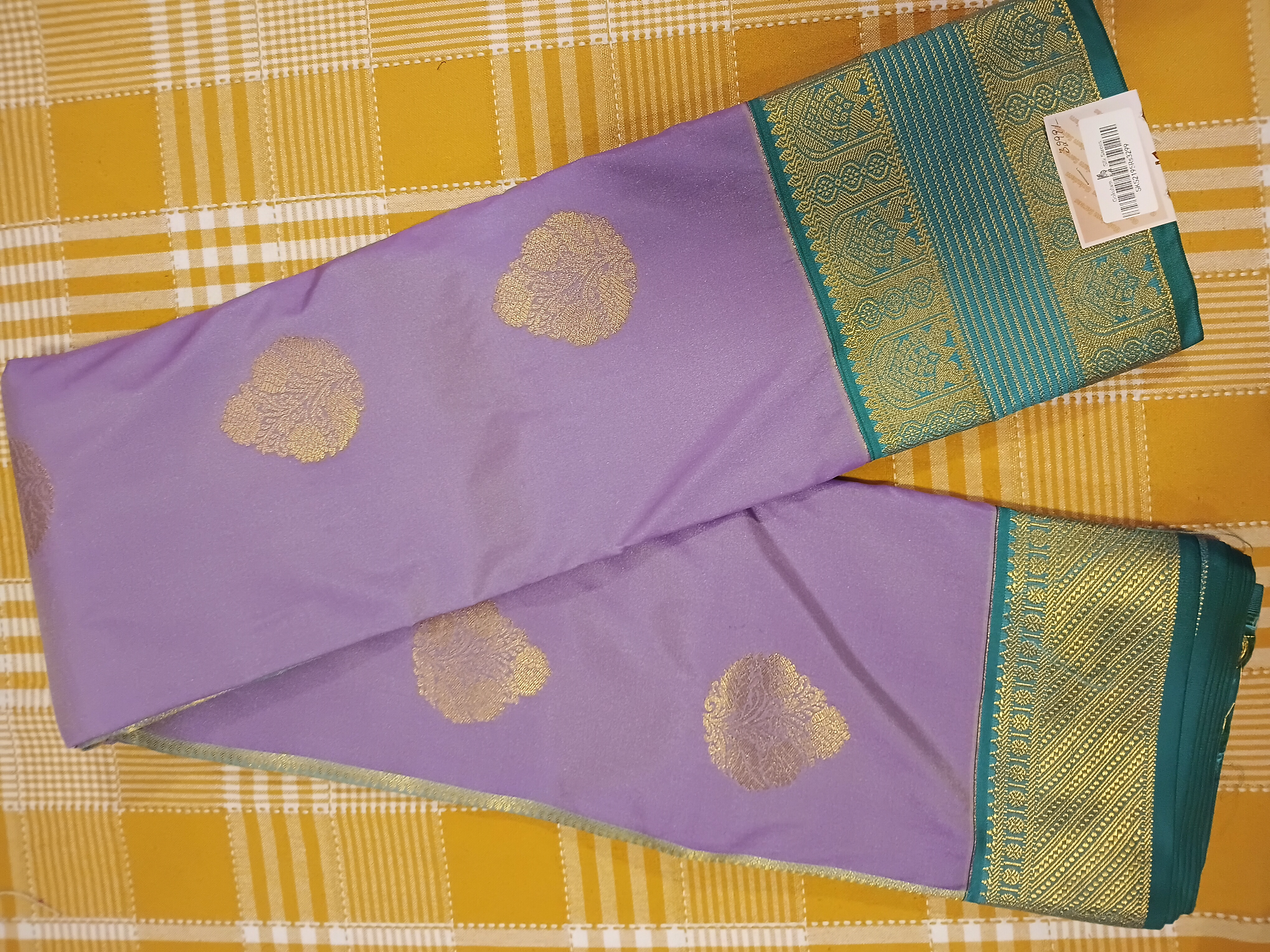 Semi Kanchi Silk Saree 177 view 2