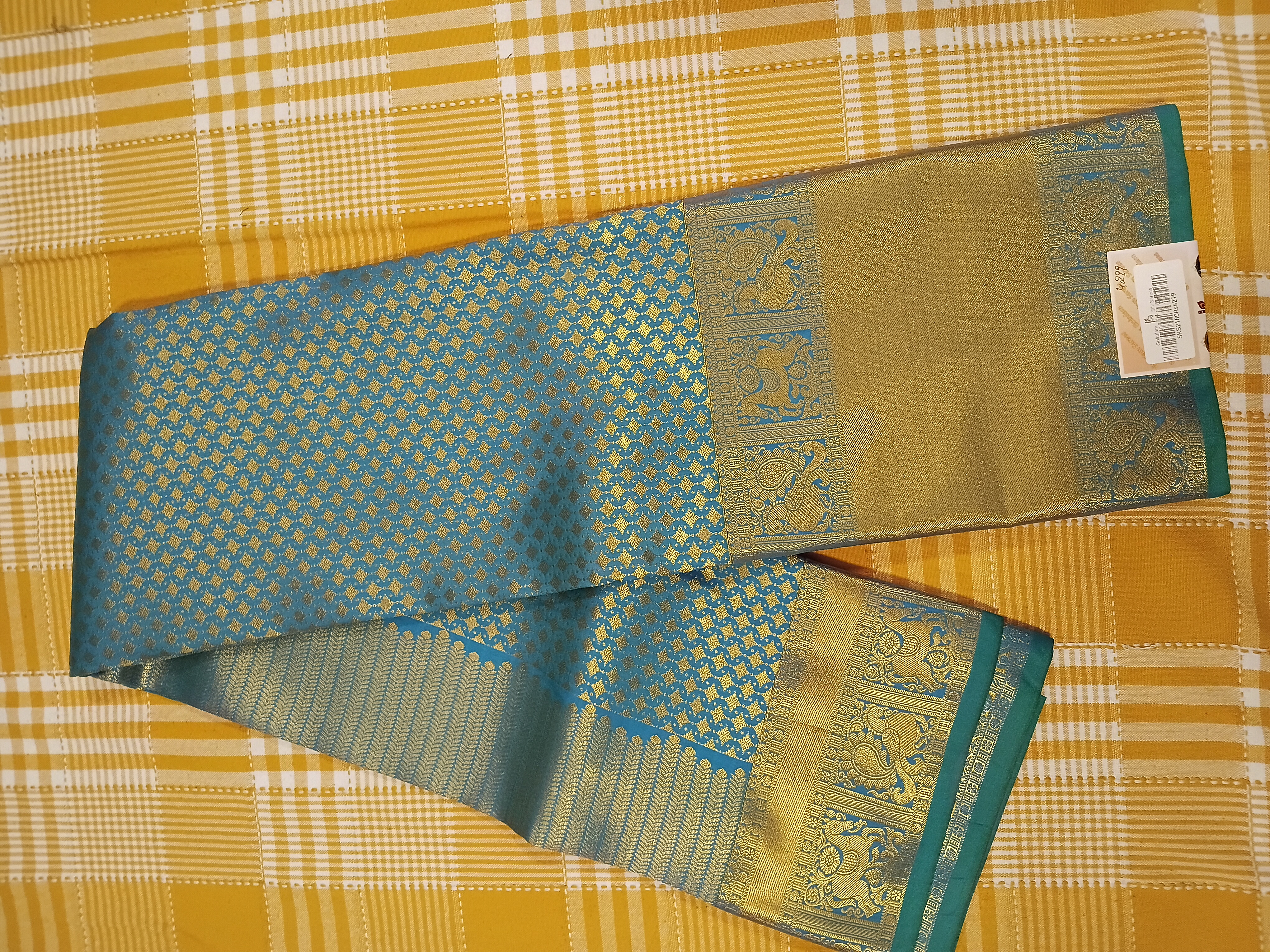 Semi Kanchi Silk Saree 175 view 2