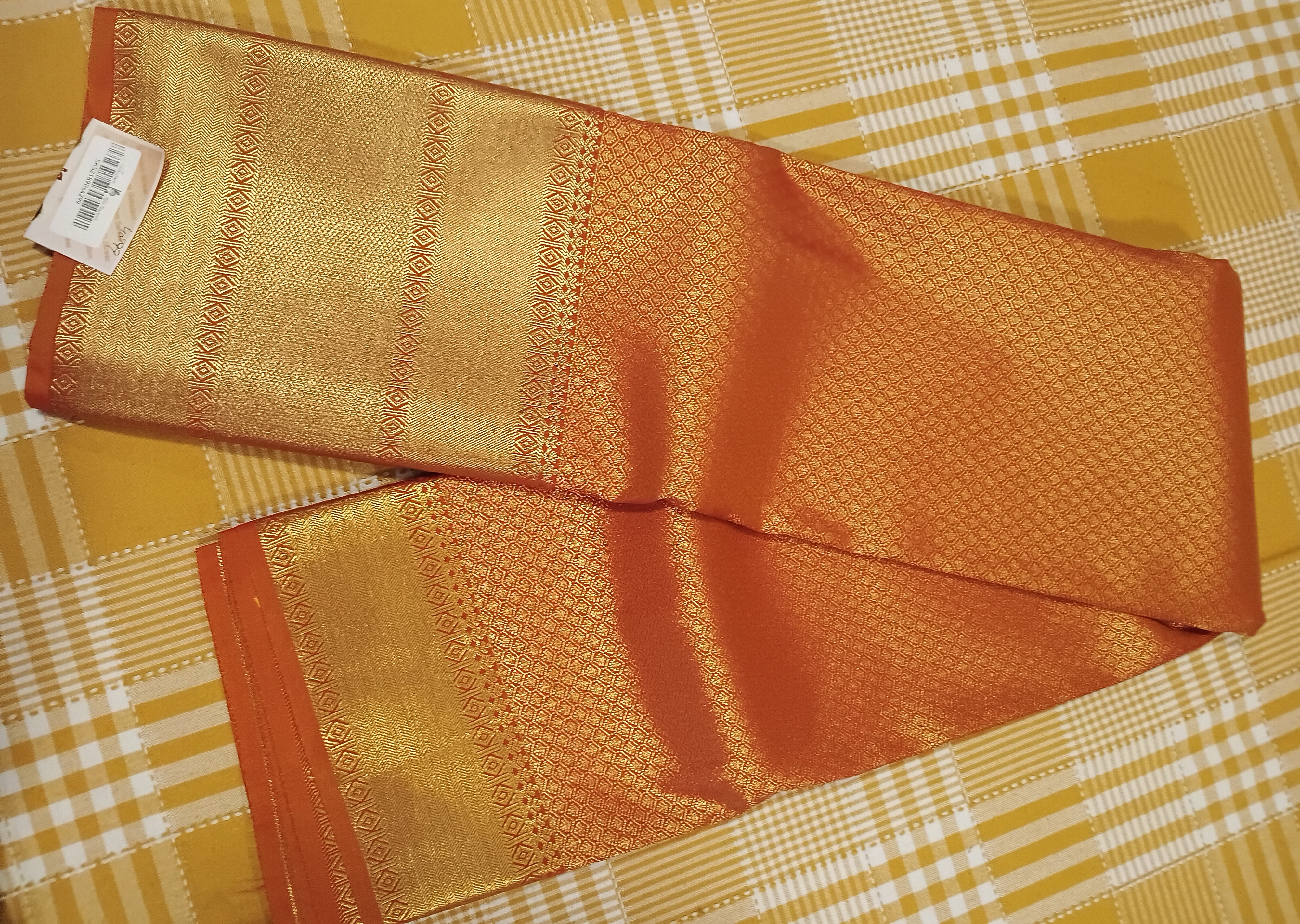 Semi Kanchi Silk saree 173 view 2