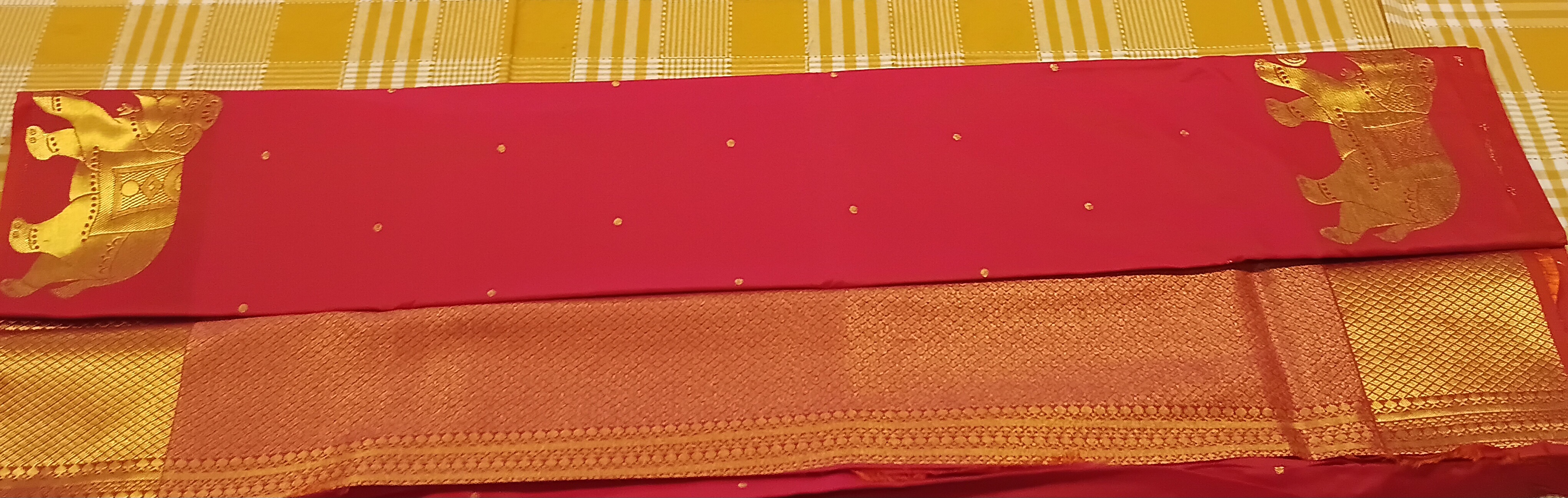 Semi Silk Saree 164 view 2