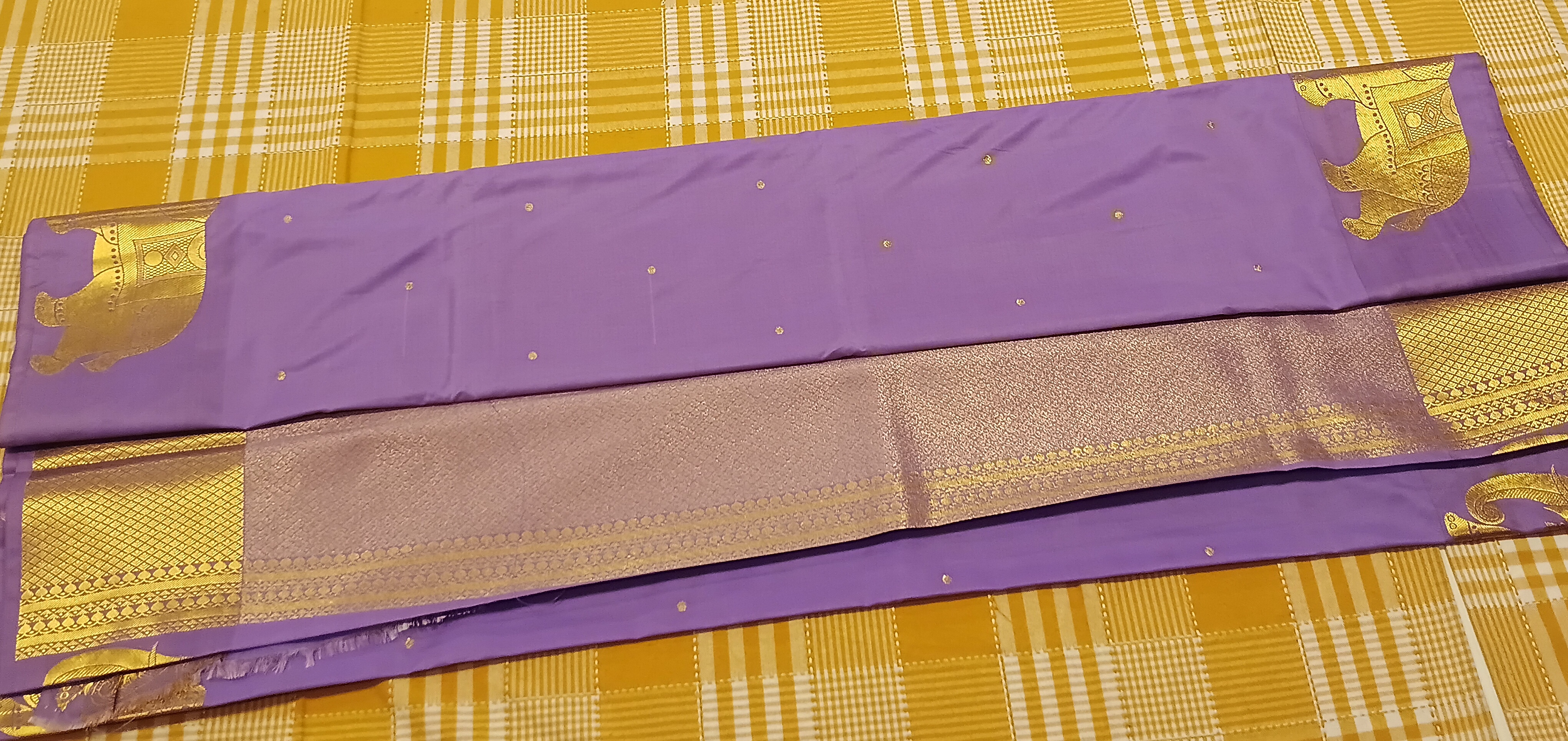 Semi Silk Saree 163 view 2