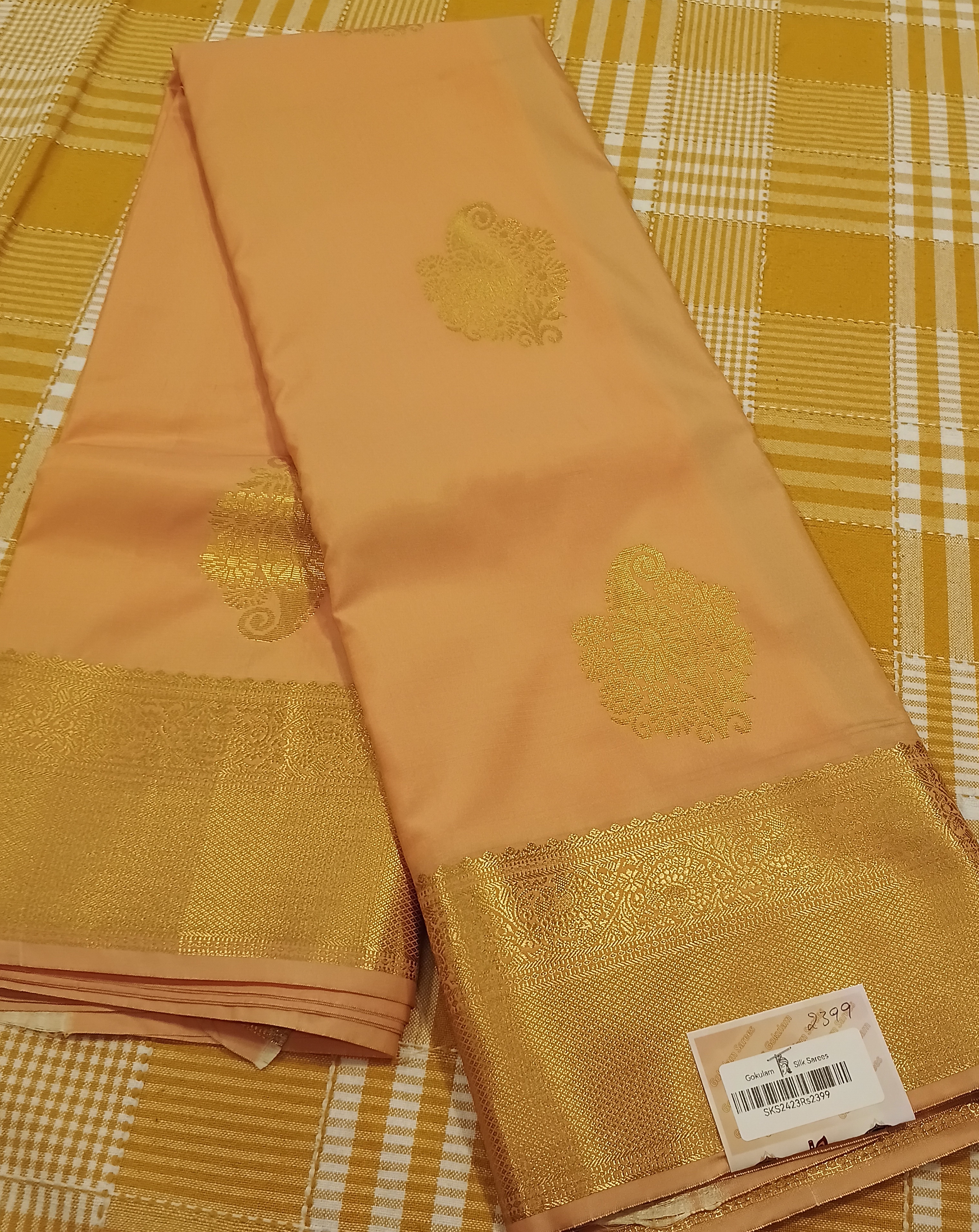 Semi Silk Saree 159 view 2