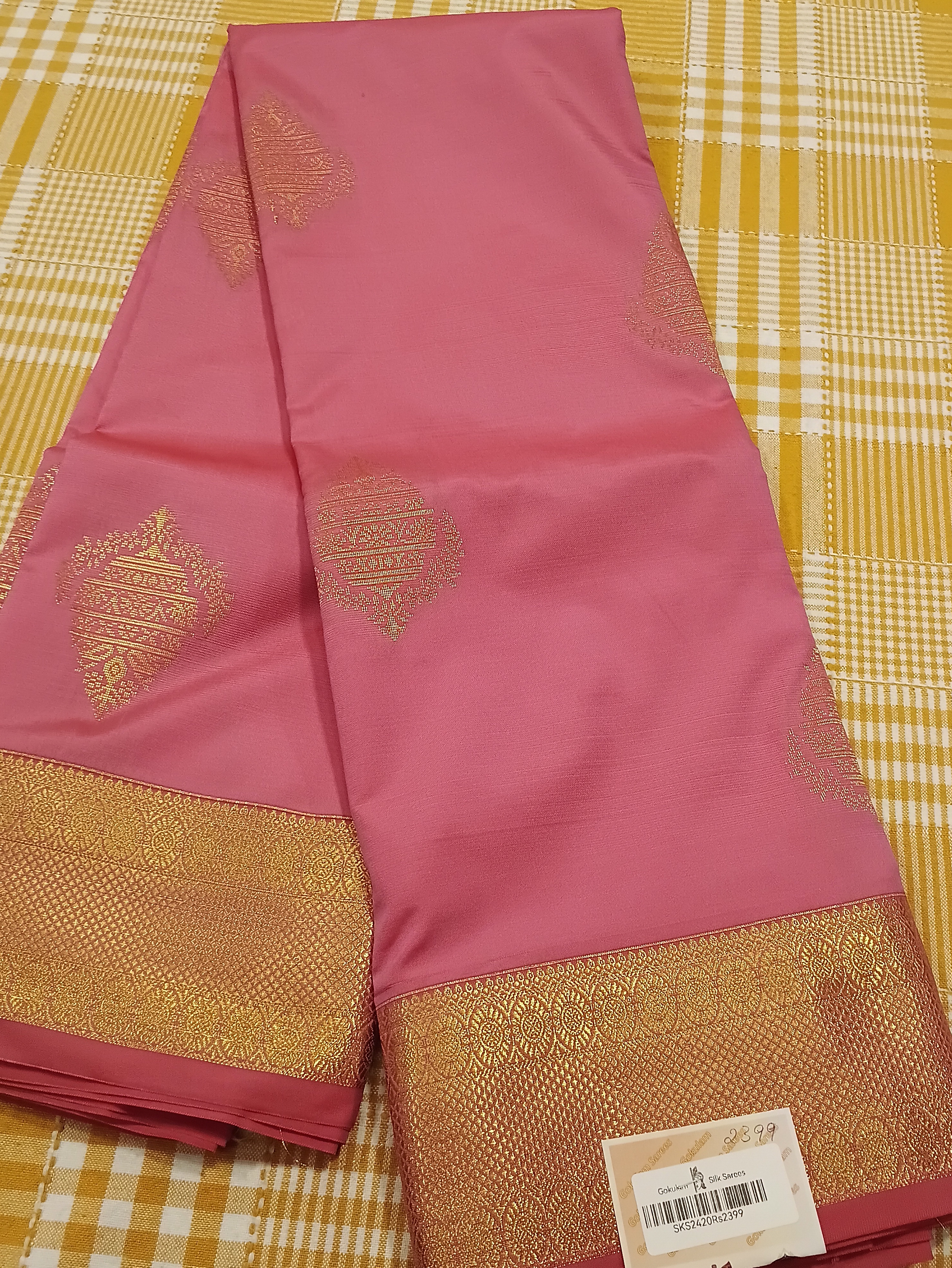 Semi Silk Saree 158 view 2