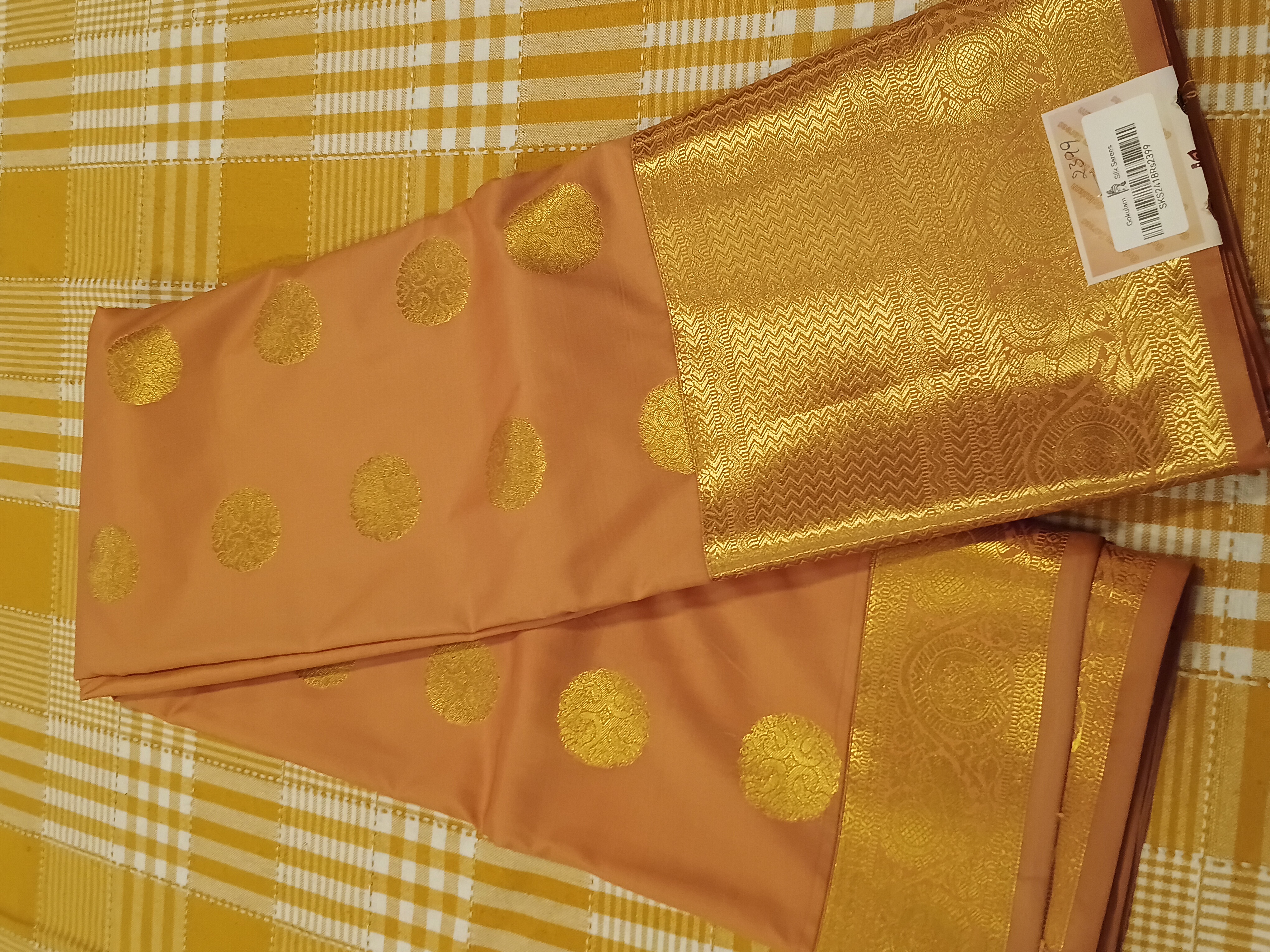 Semi Silk Saree 157 view 2