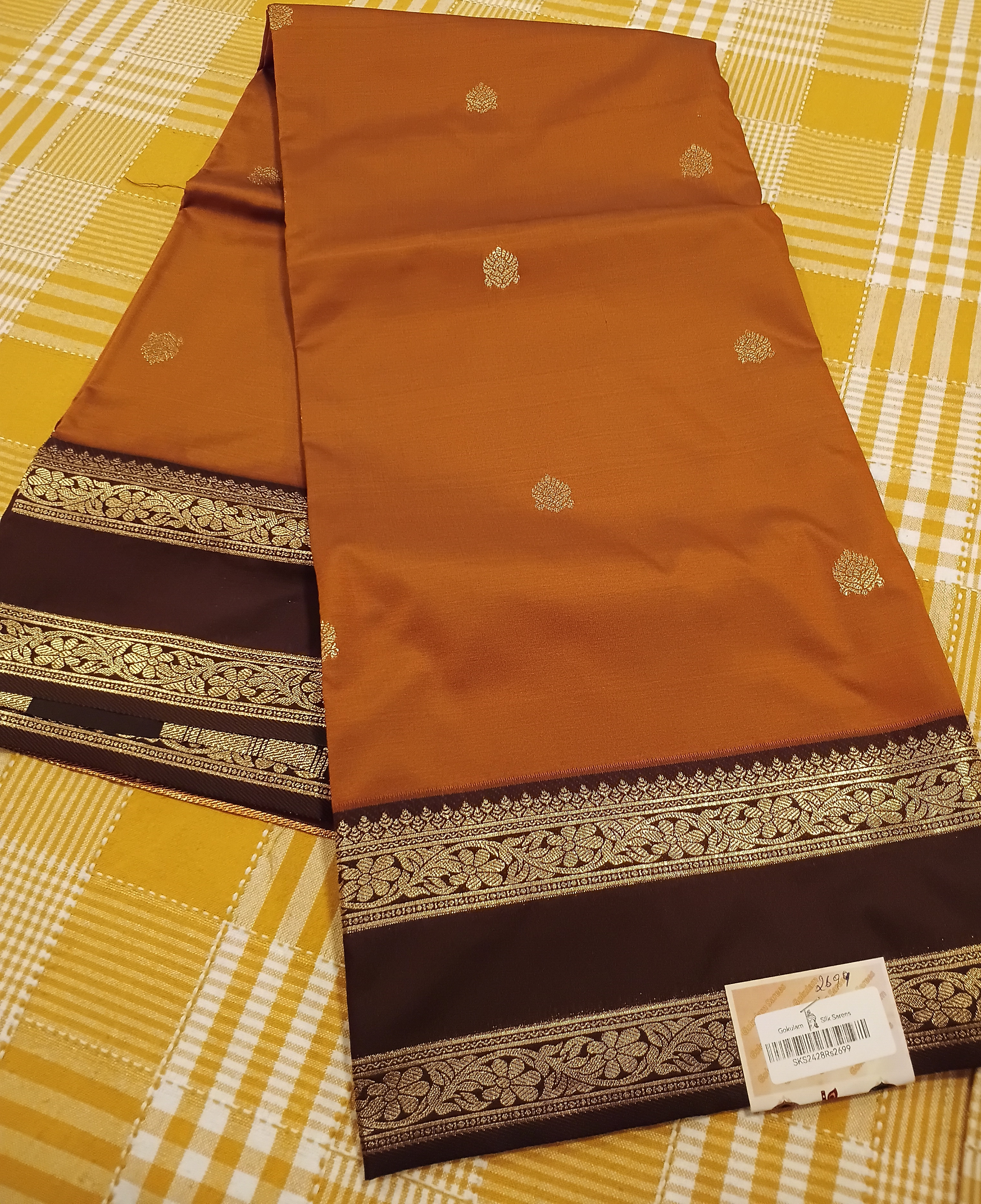 Semi Silk Saree 151 view 2