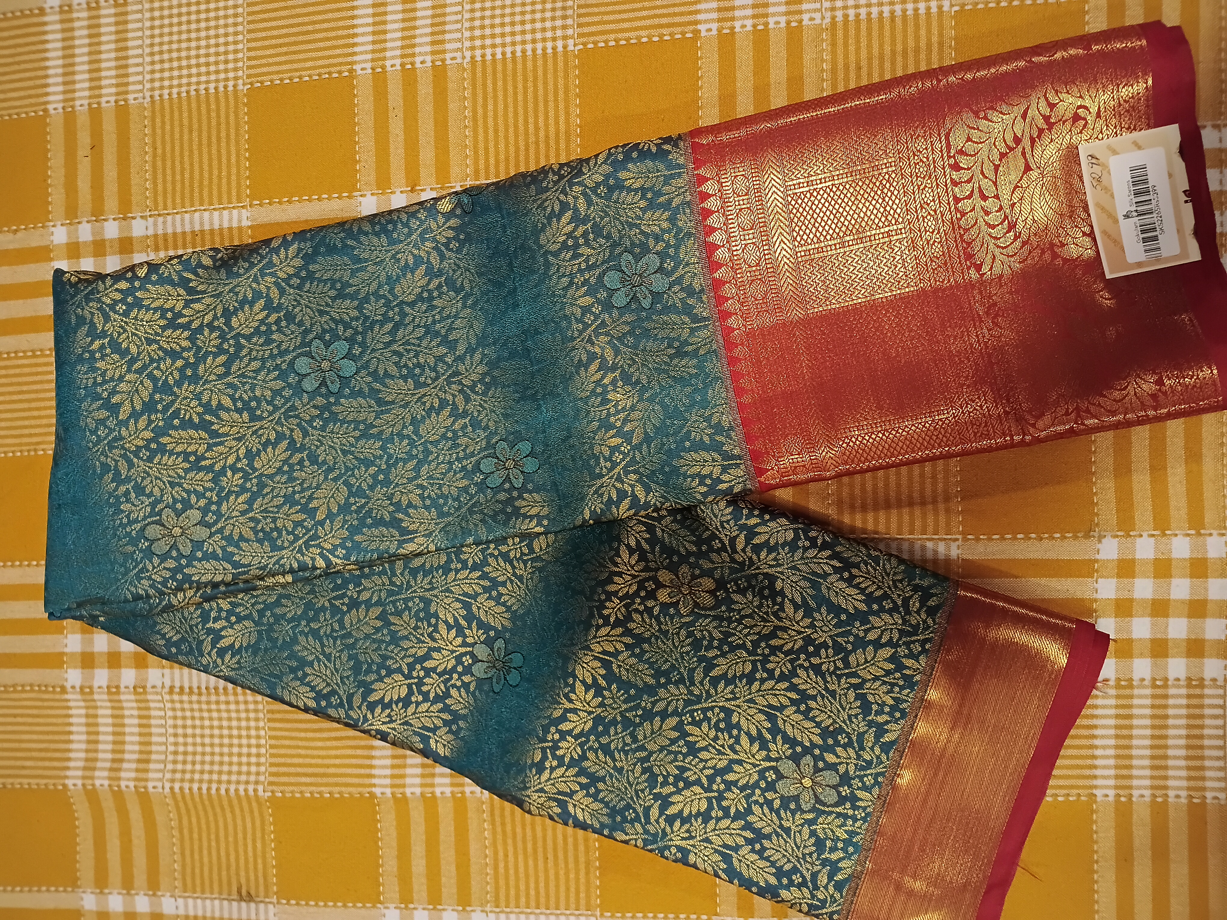 Semi Kanchi Silk Saree 138 view 2