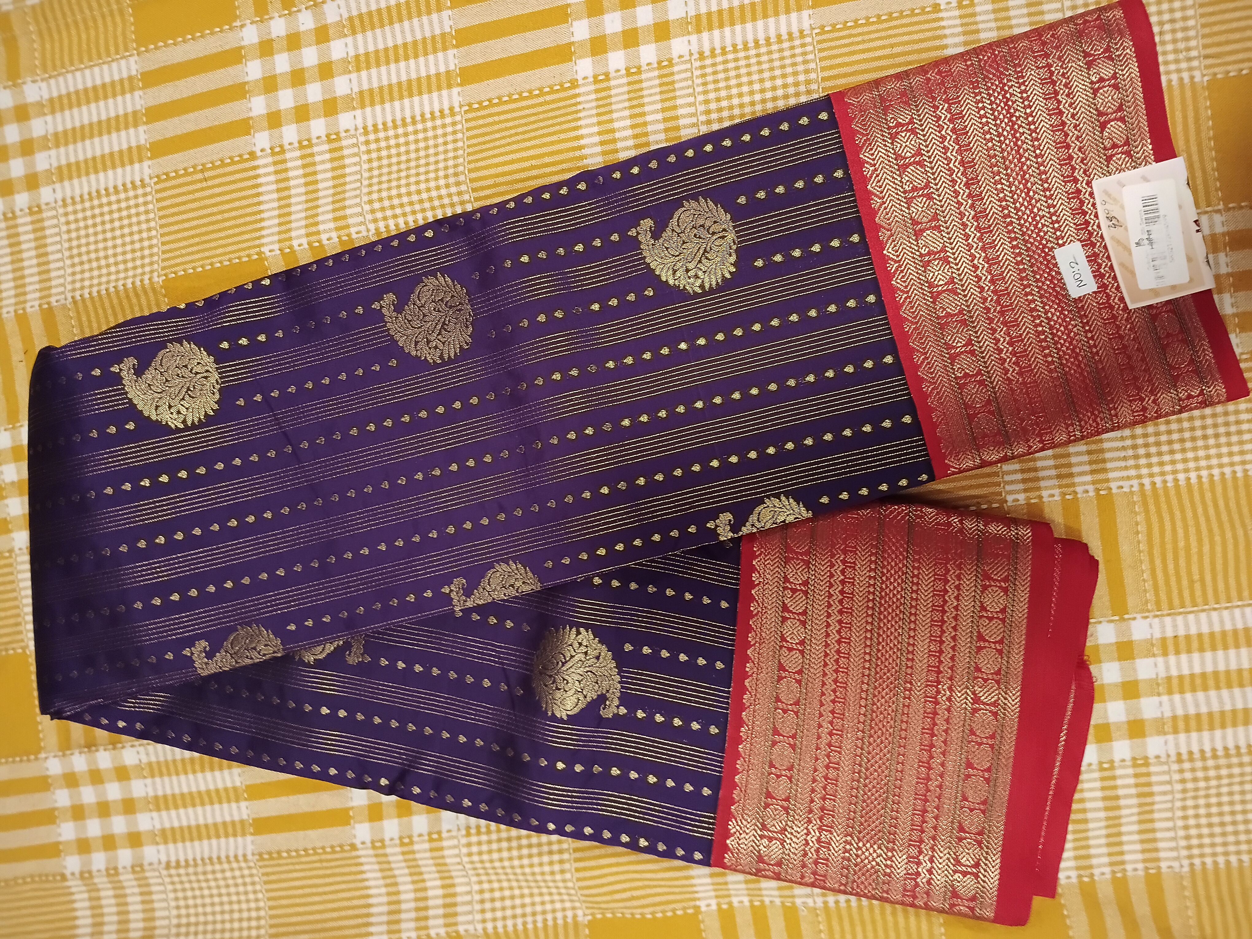 Semi Kanchi Silk Saree 136 view 2