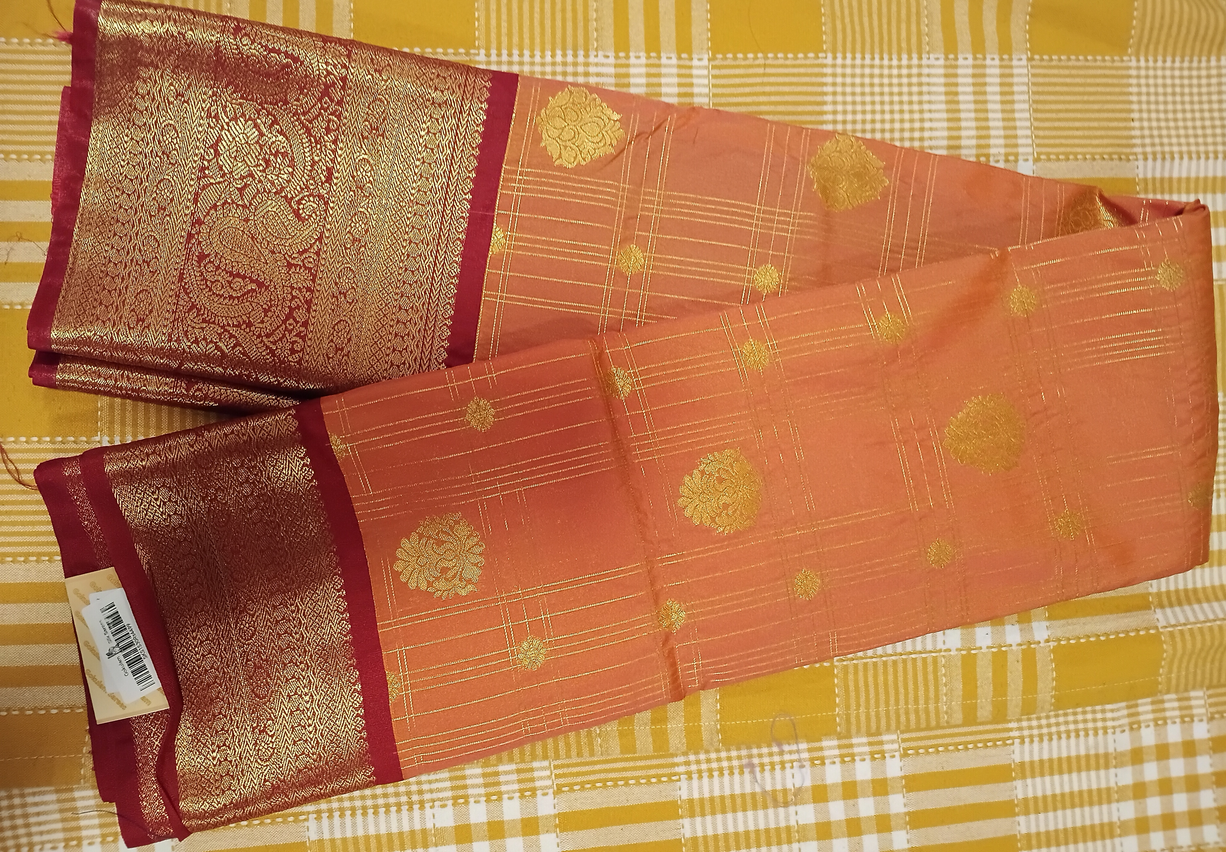 Semi Kanchi Silk Saree 134 view 2