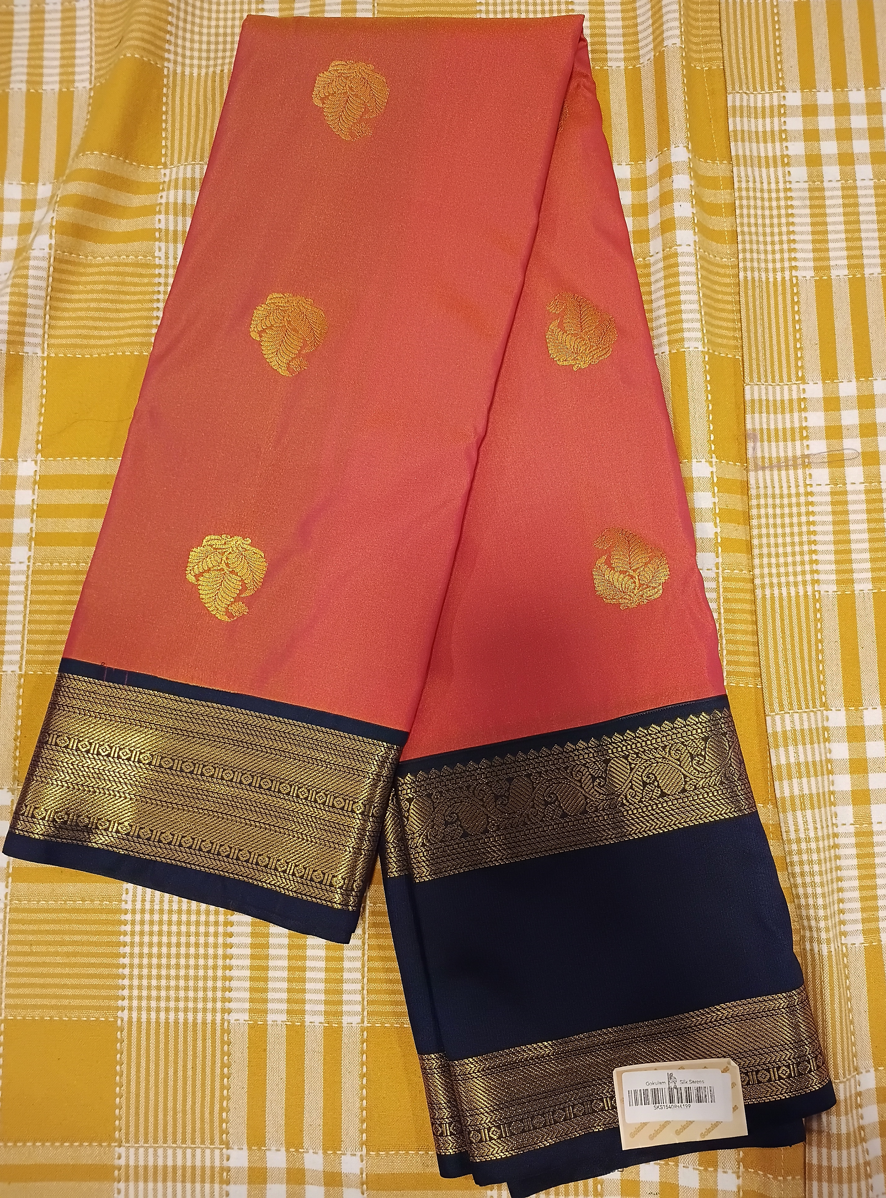Semi Kanchi Silk Saree 129 view 2