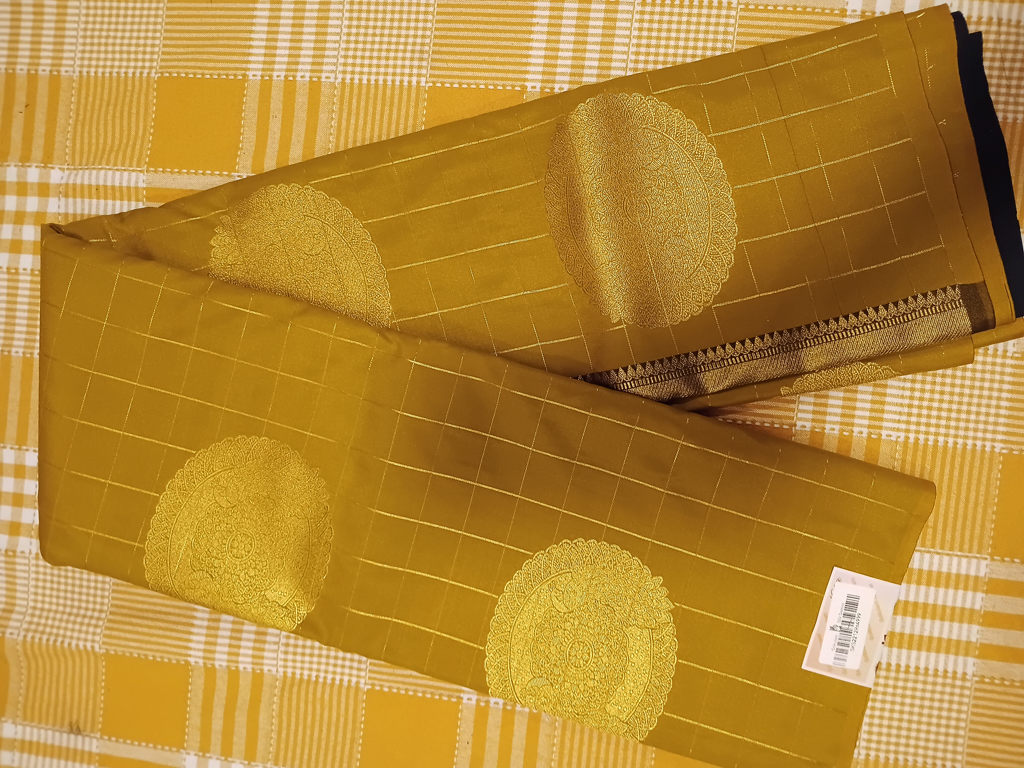 Semi Kanchi Silk Saree 128 view 2