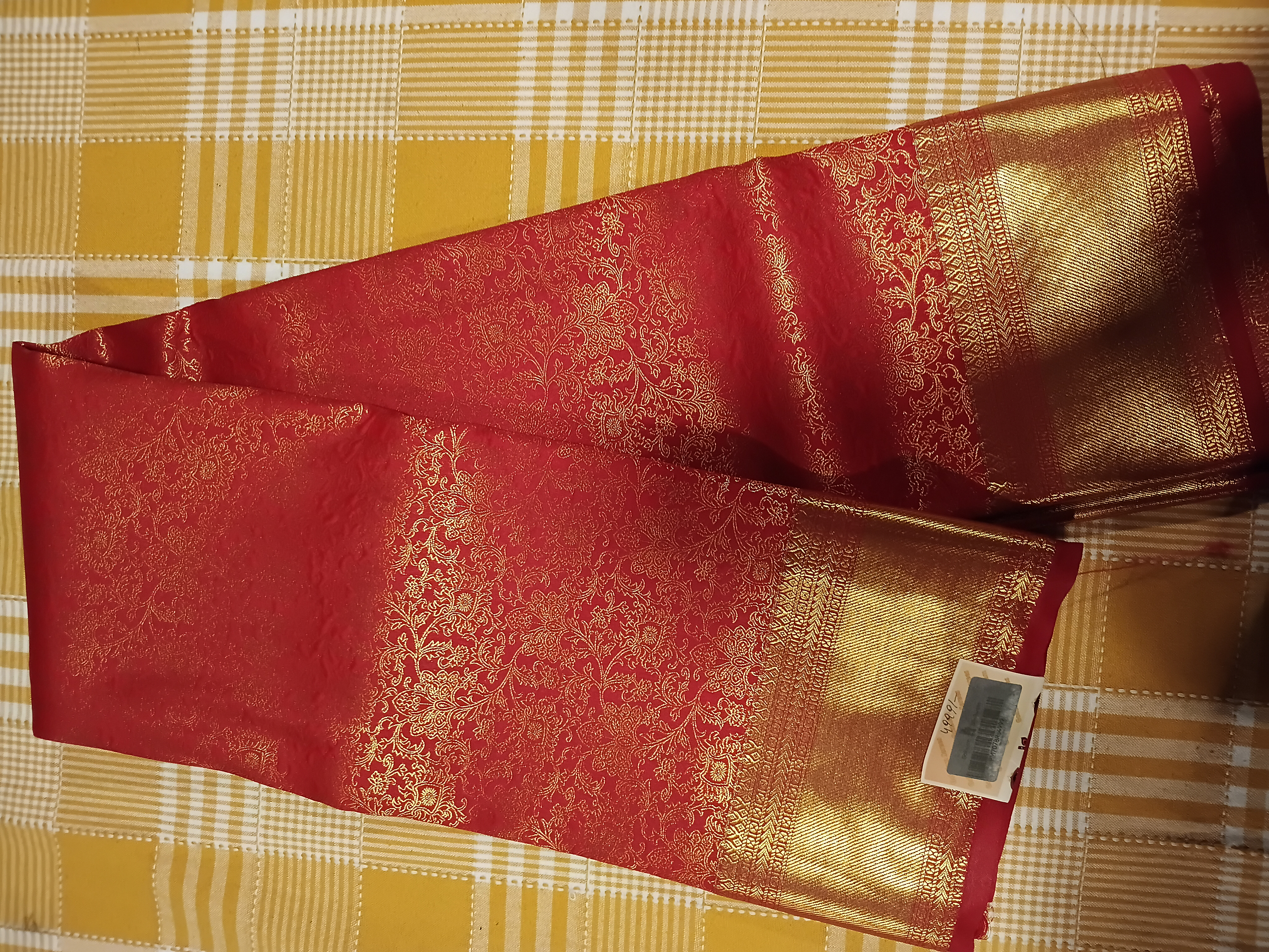 Semi Kanchi Silk Saree 123 view 2