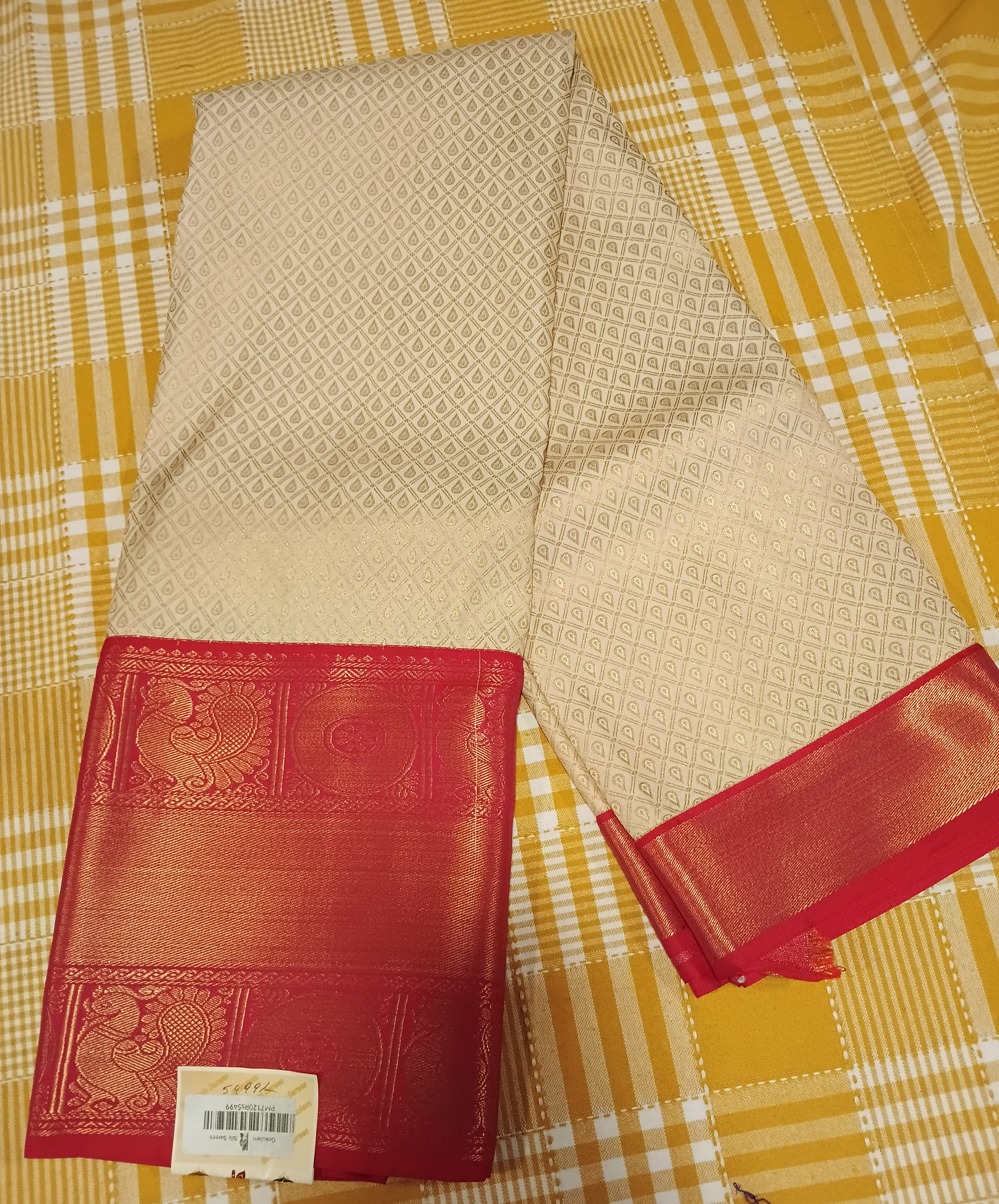 Semi Kanchi Silk Saree 120 view 2