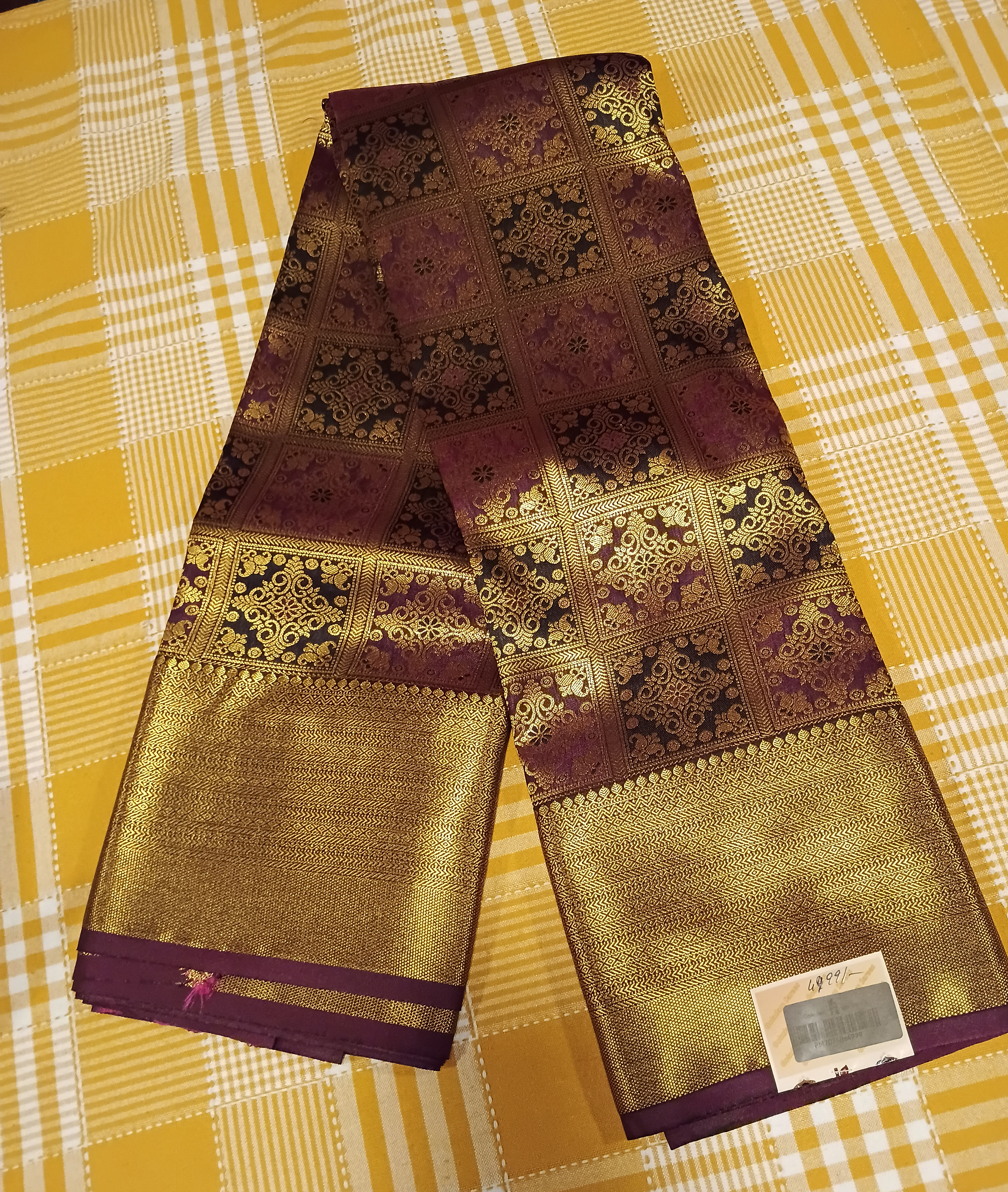 Semi Kanchi Silk Saree 117 view 2