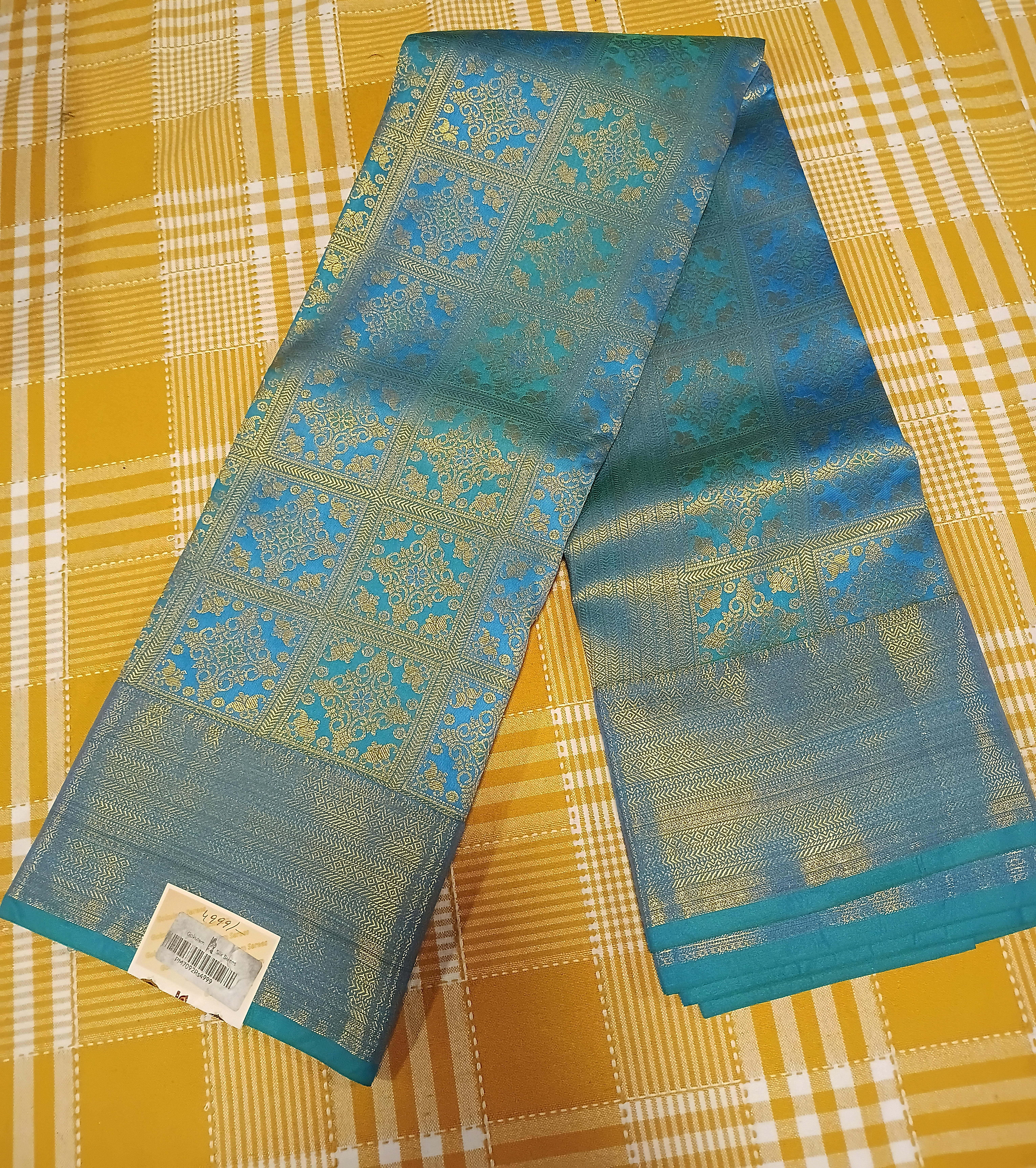 Semi Kanchi Silk Saree 114 view 2