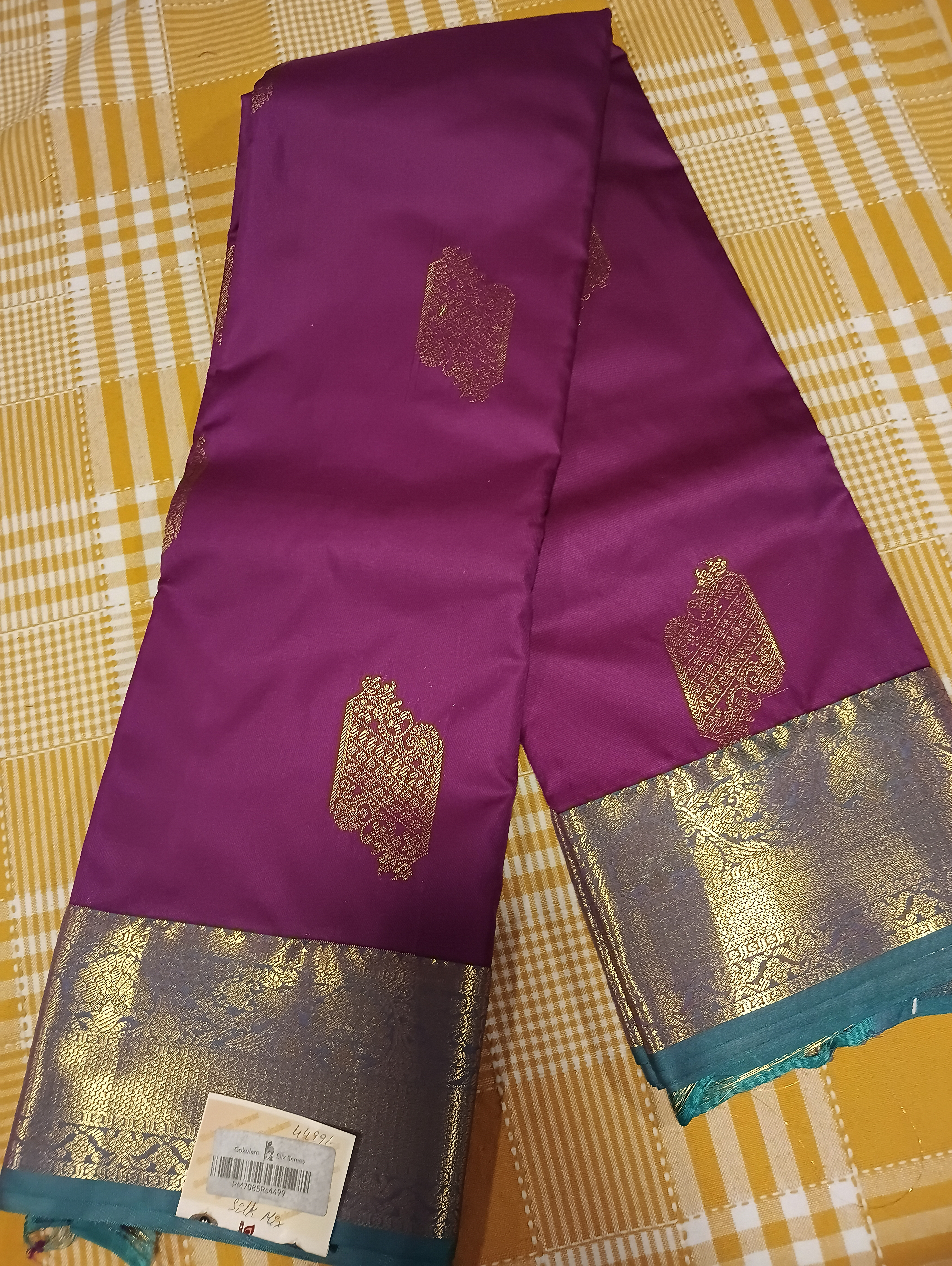 Semi Kanchi Silks Saree 113 view 2