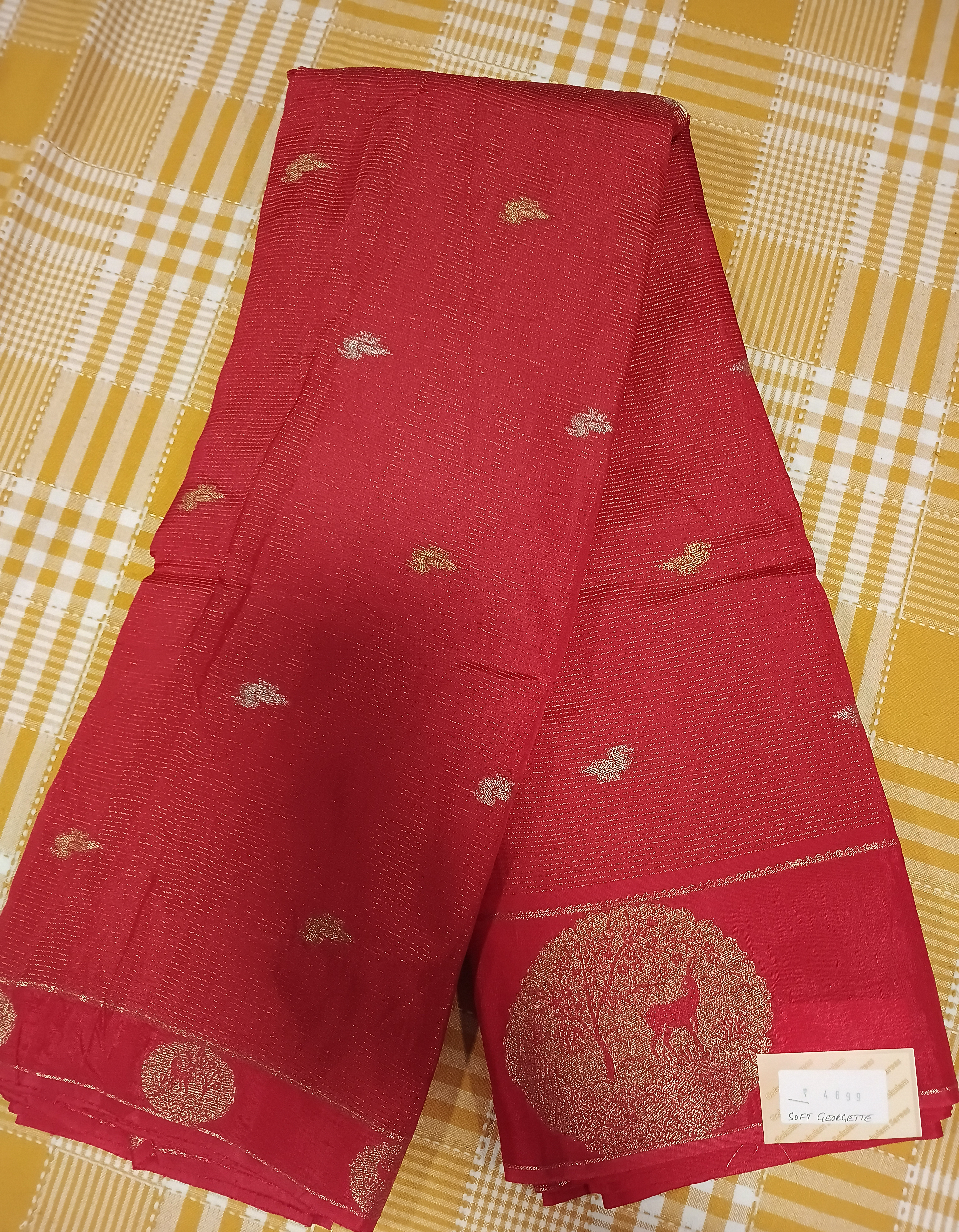 Semi Kanchi Silk Saree 108 view 2