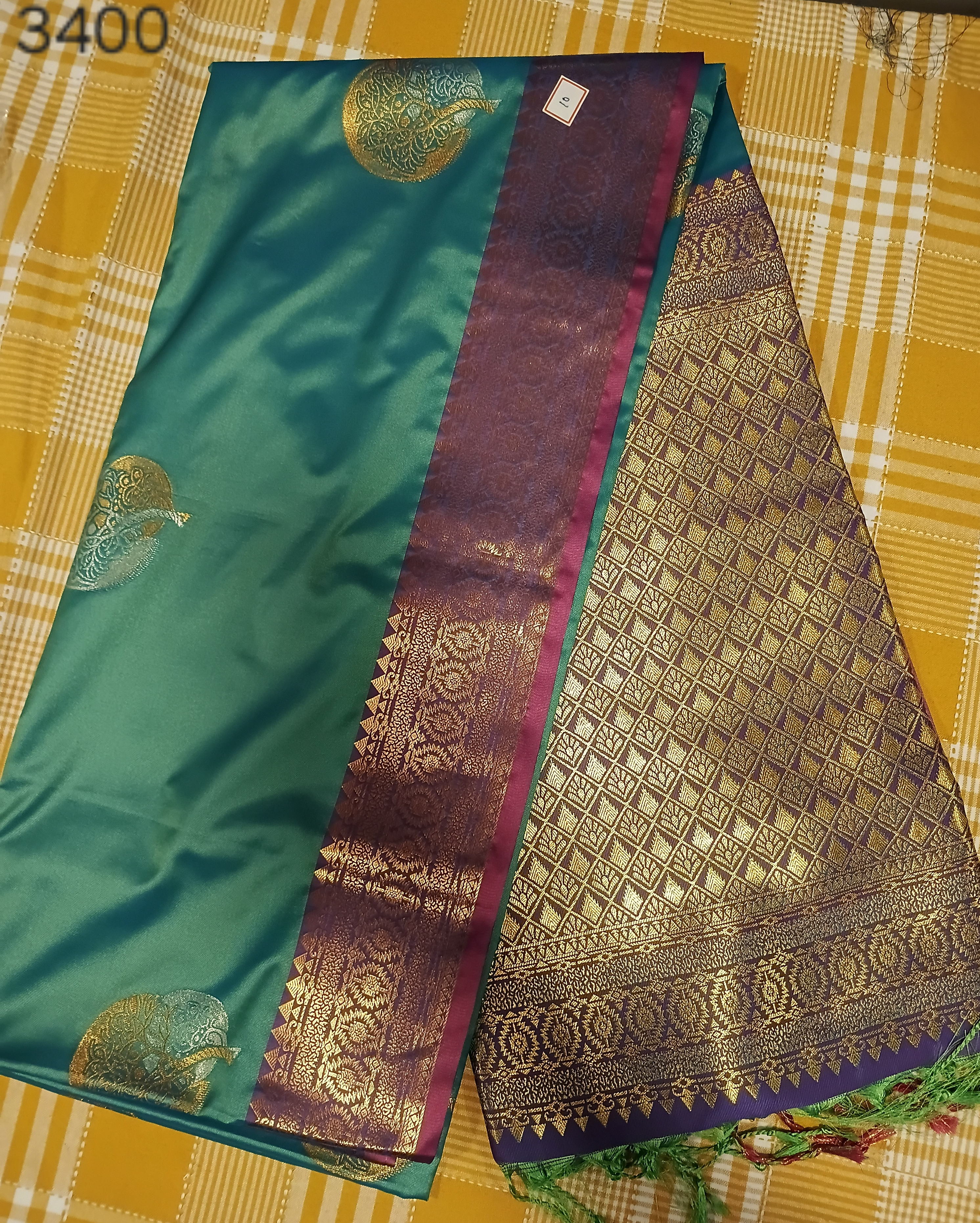 Semi Kanchi Silk Saree 106 view 2