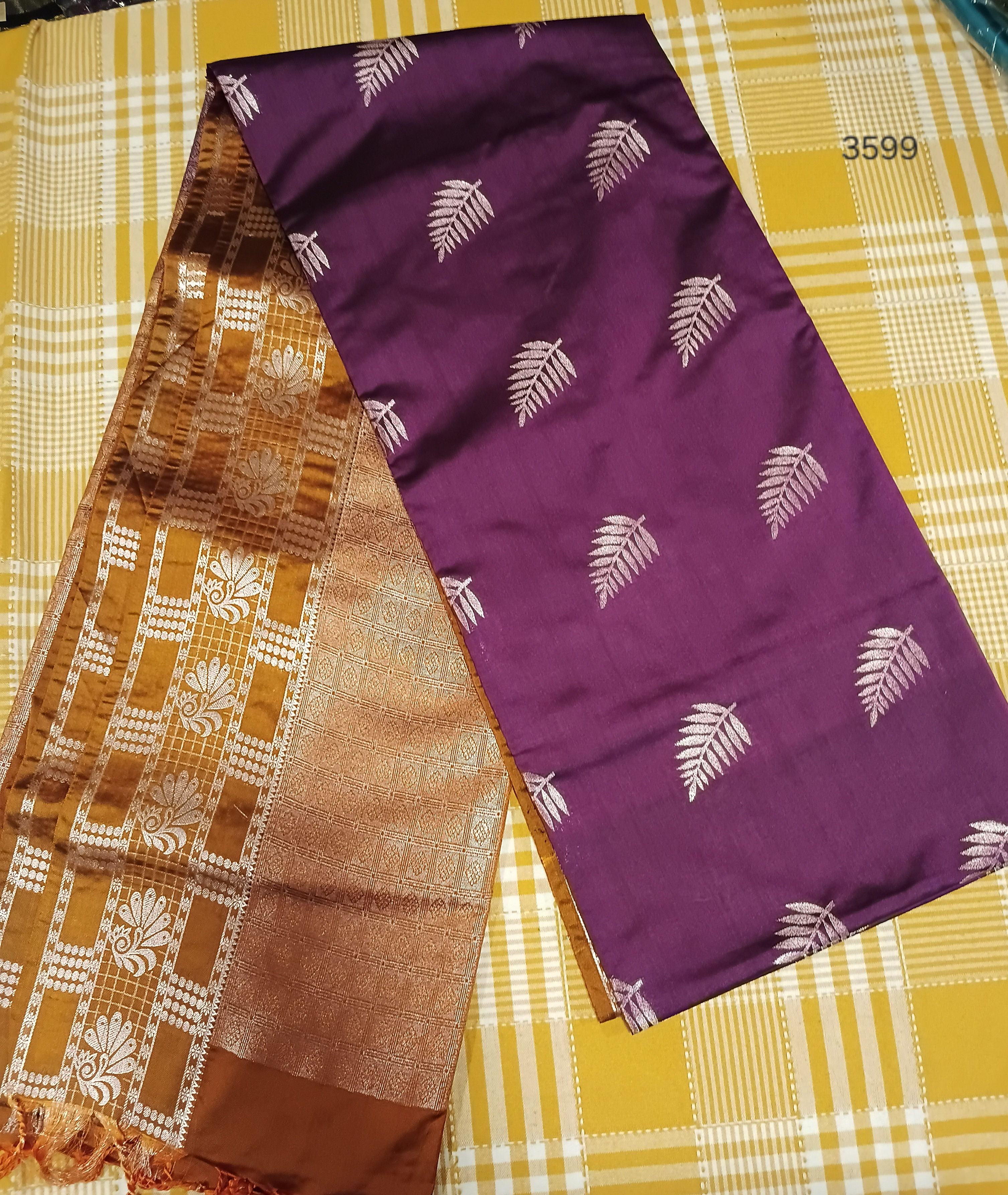 Semi Kanchi Silk Saree 105 view 2