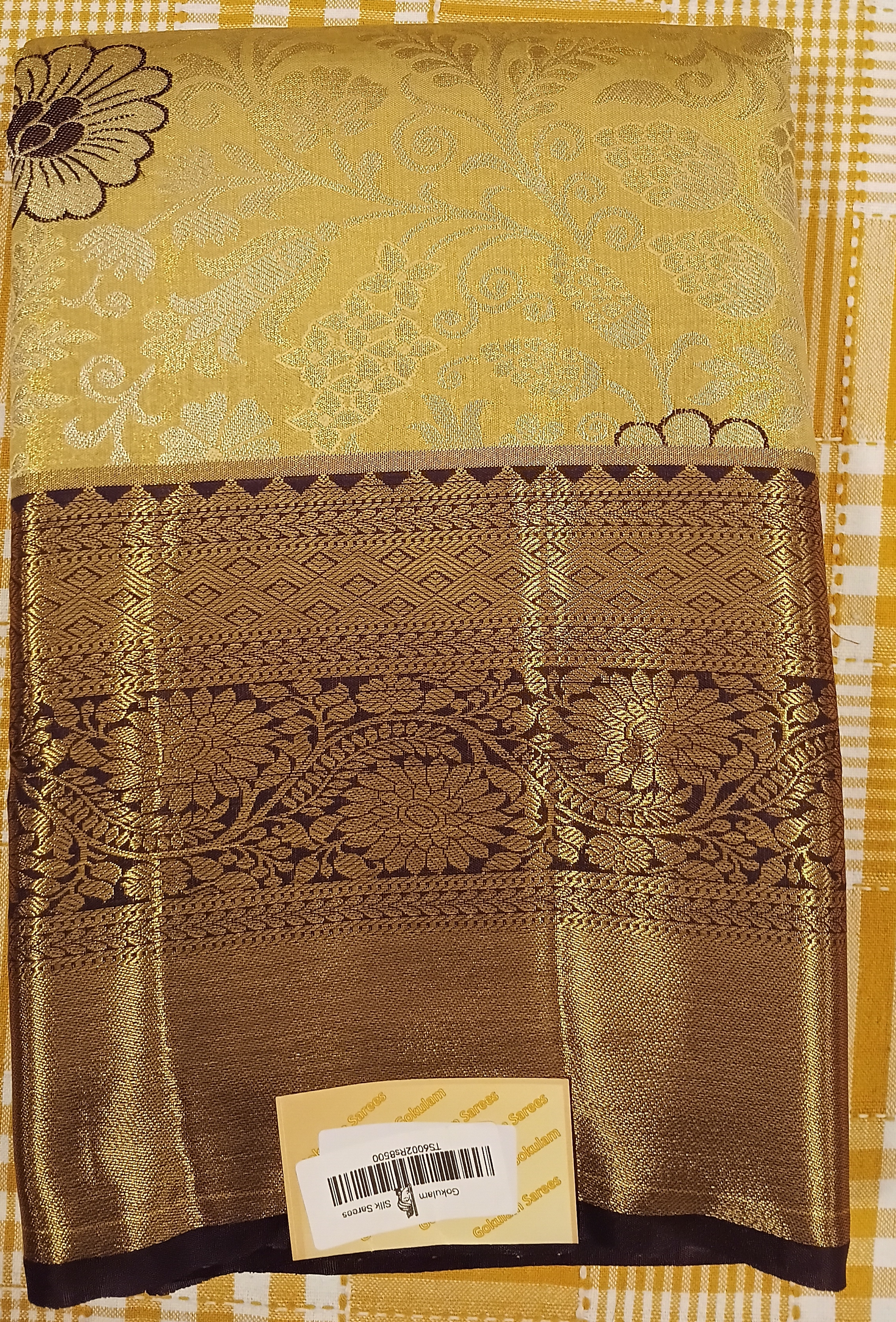Kanchipuram Pure Tissue Silk Saree 148 view 2