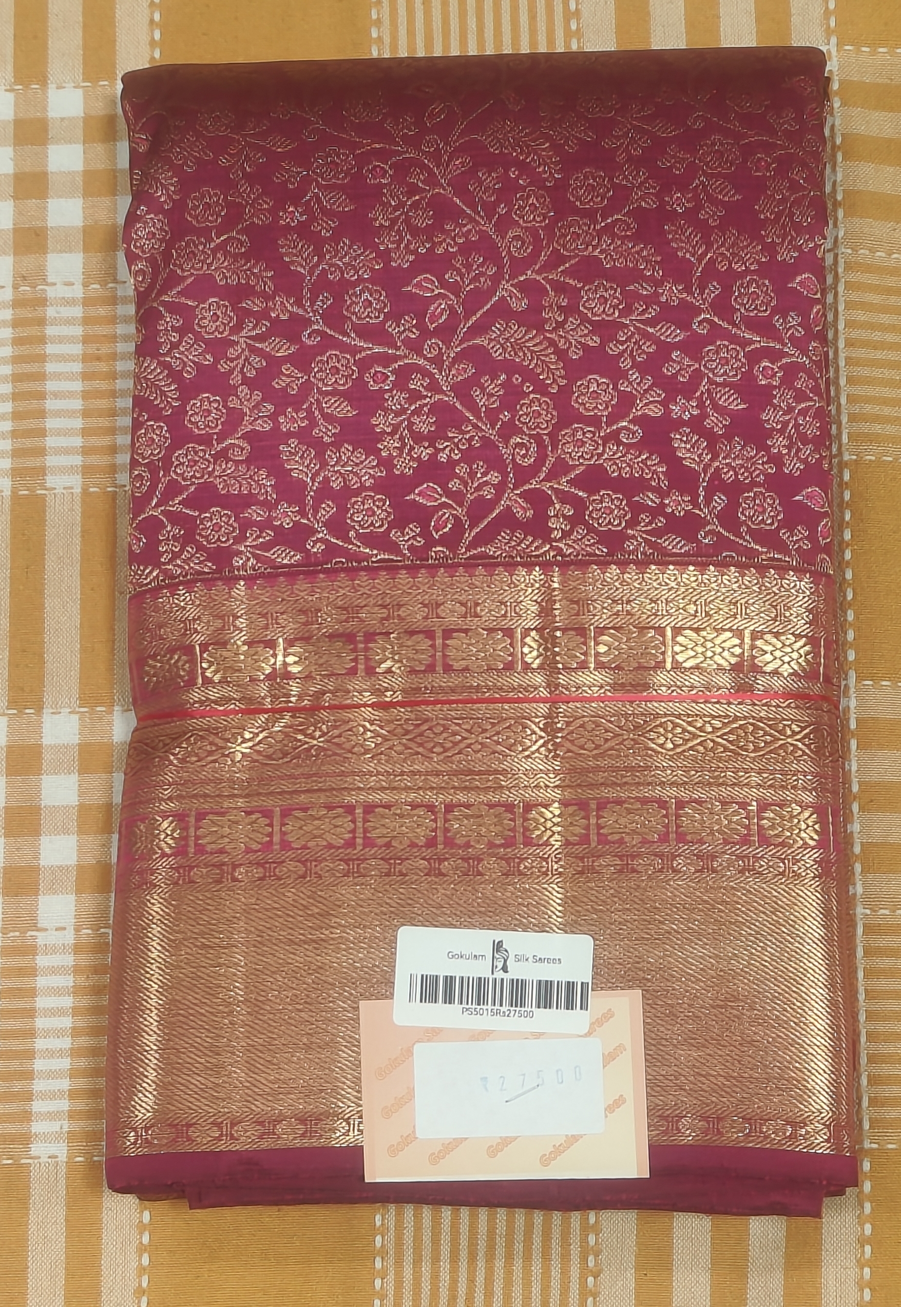 Pure Silk Saree 109 view 2