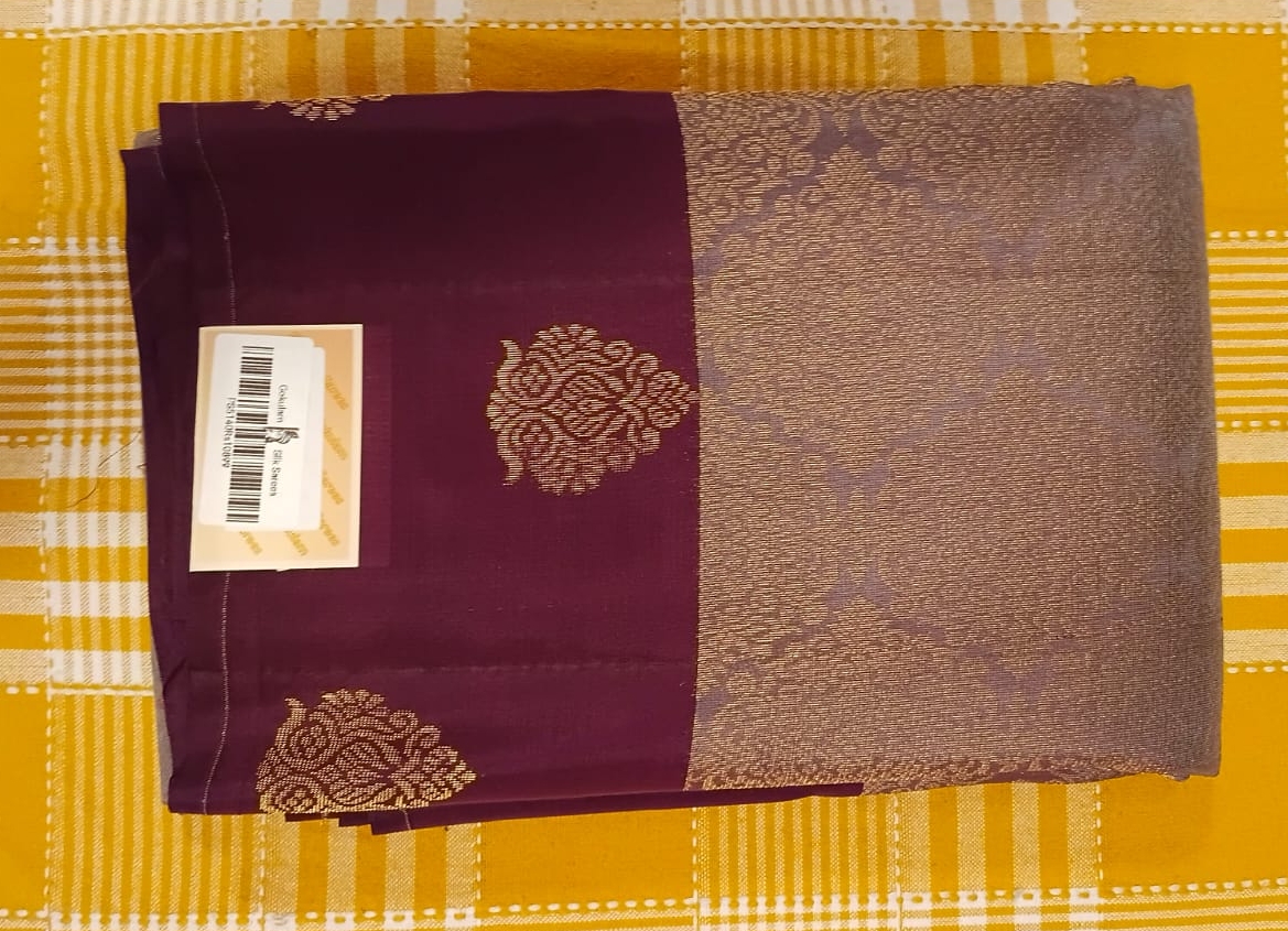 Pure Silk Saree 090 view 2