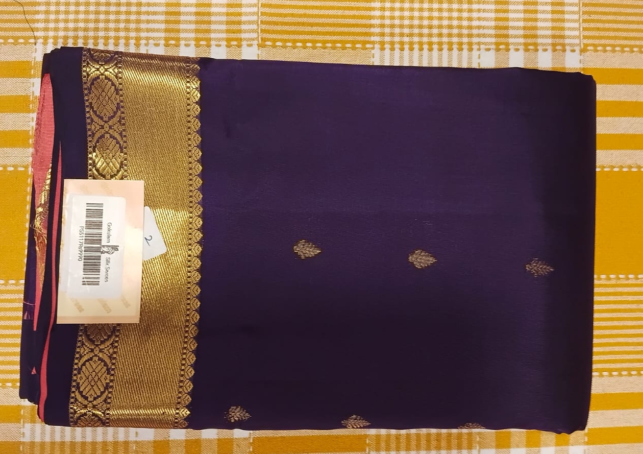 Pure Silk Saree 089 view 2