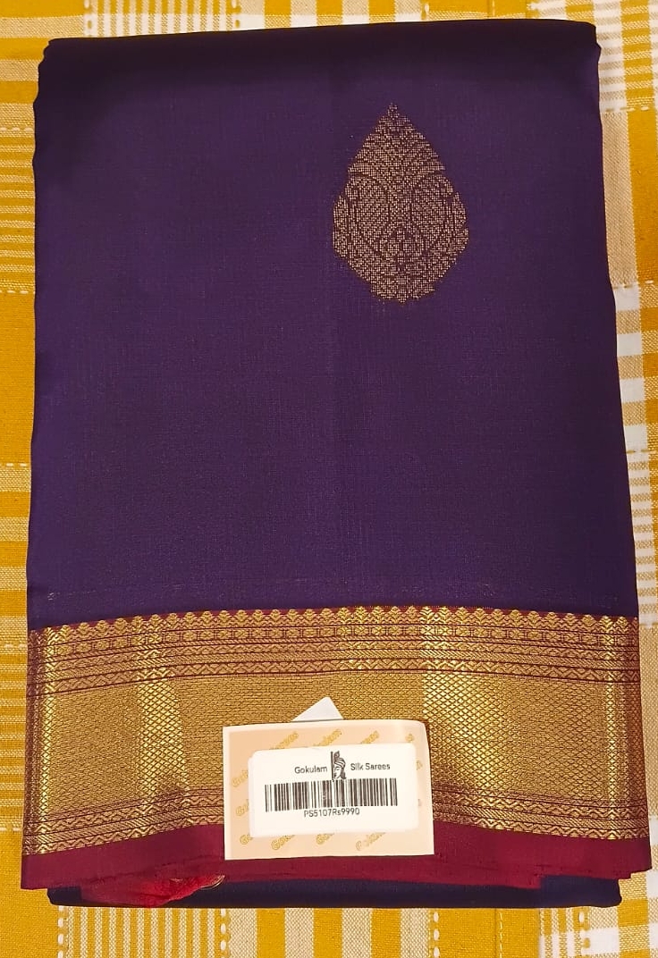 Pure Silk Saree 076 view 2