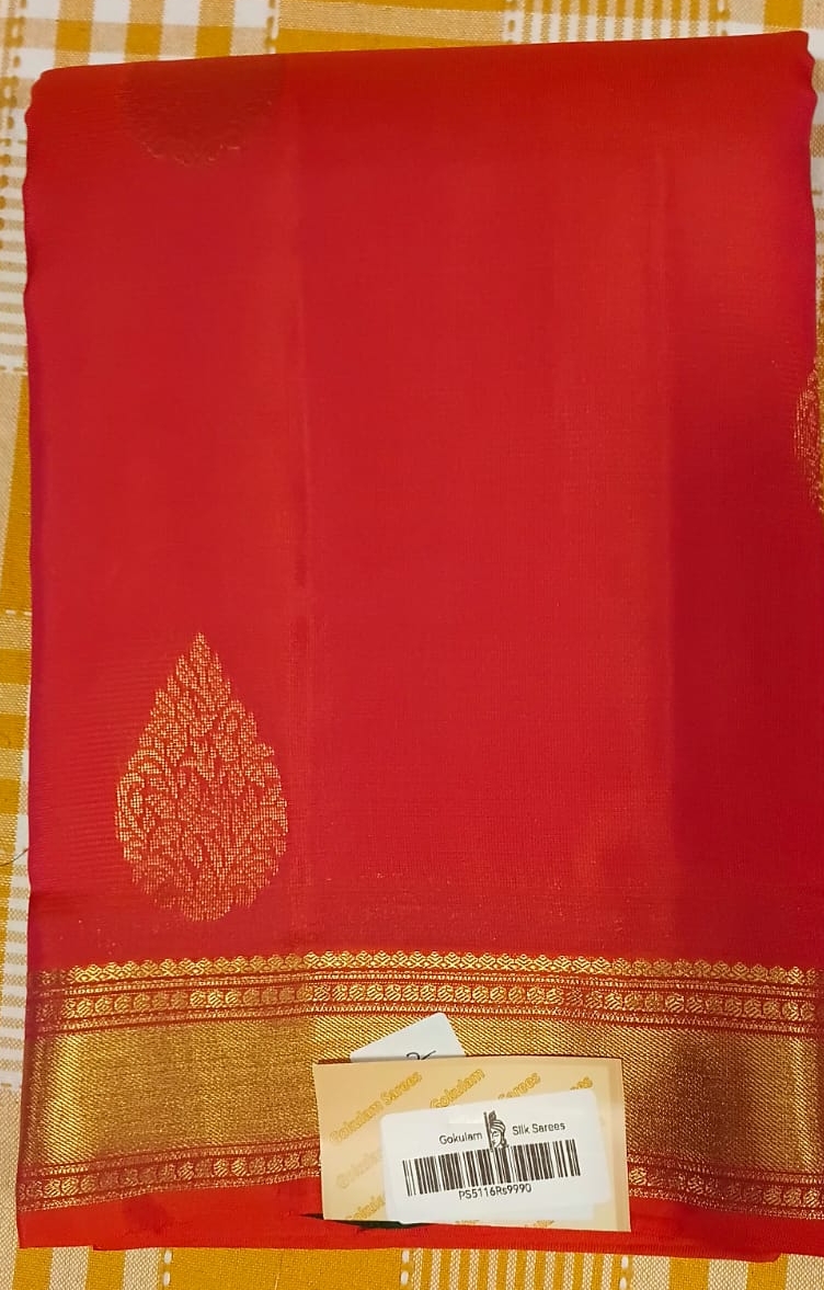 Pure Silk Saree 075 view 2