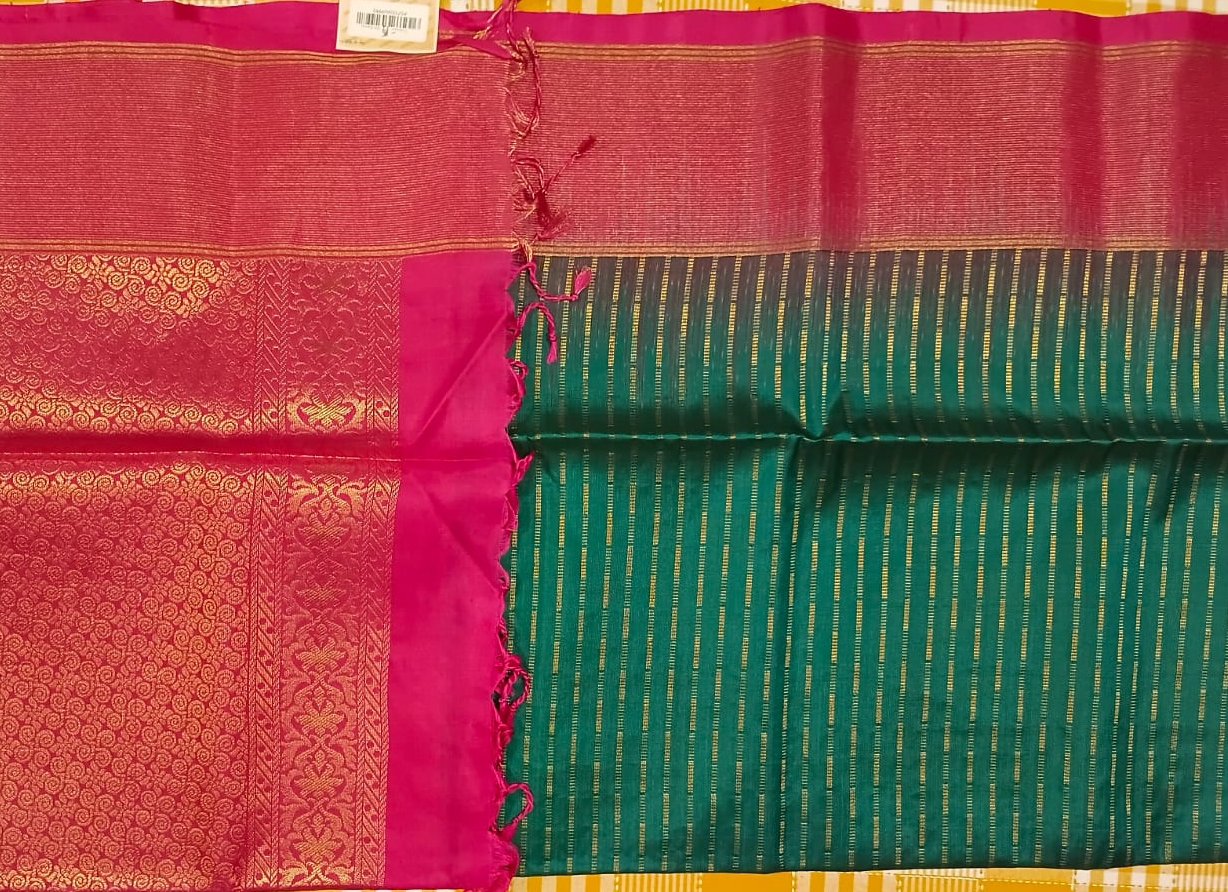 Pure Silk Saree 073 view 2