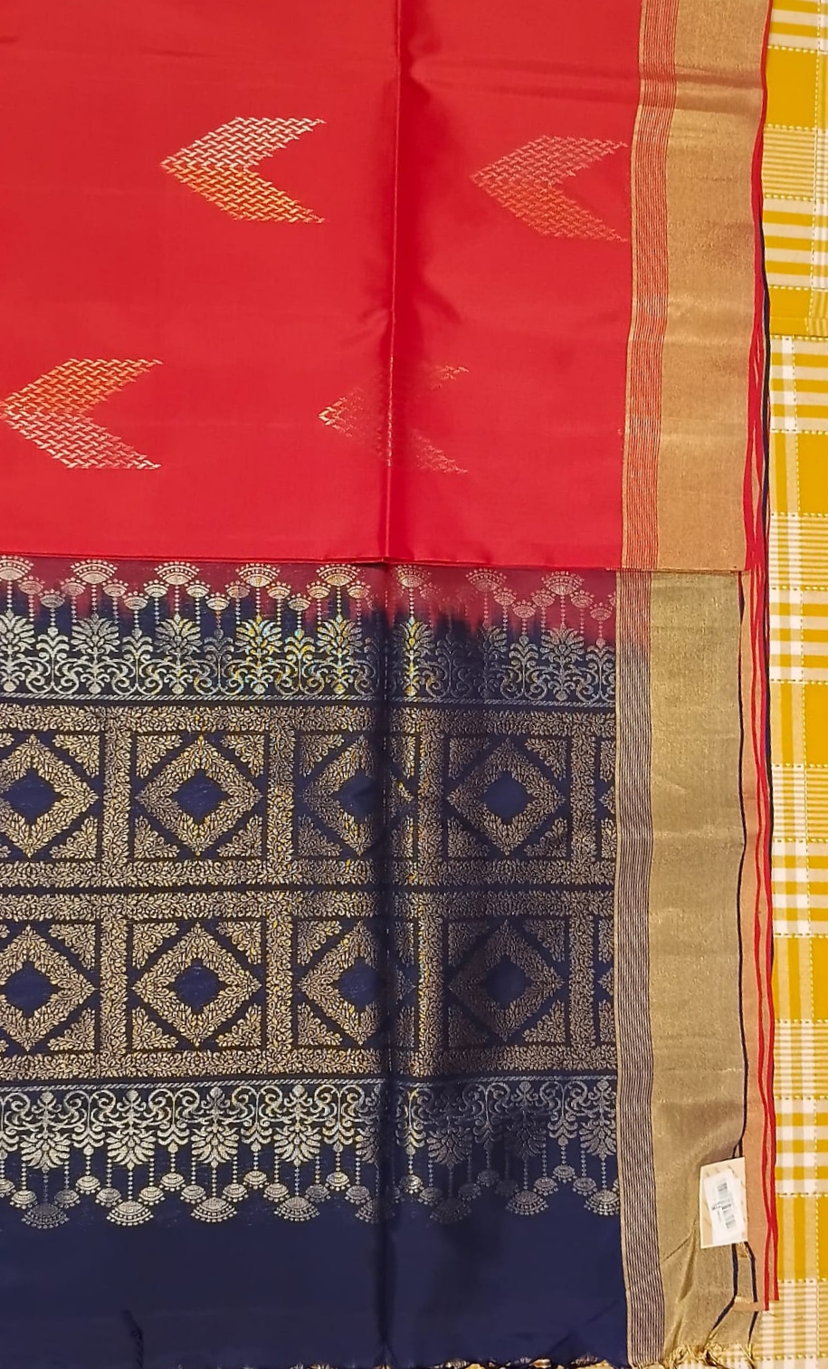 Red Pure Silk 065 view 2