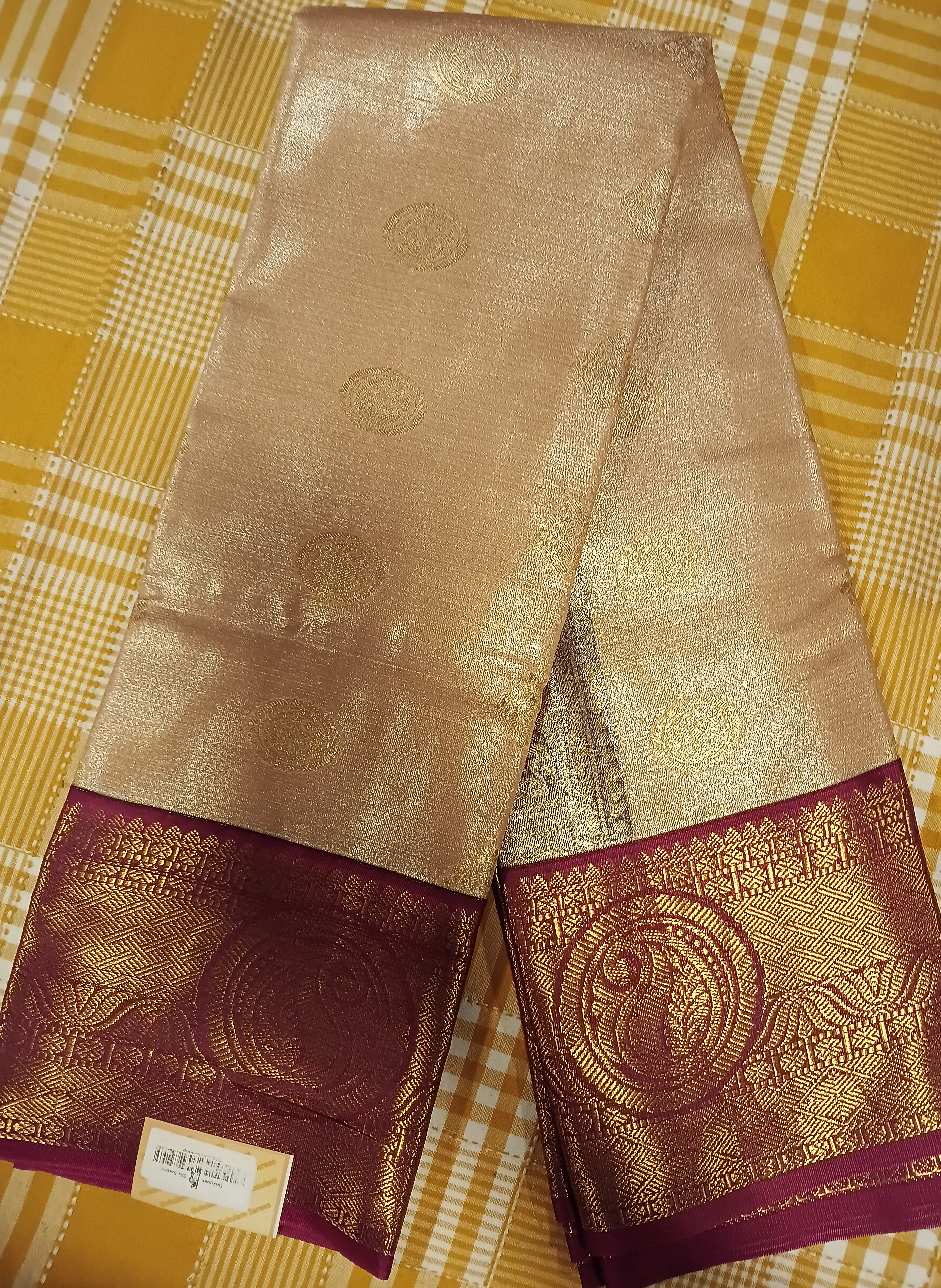 Semi Kanchi Silk Saree 082 view 2