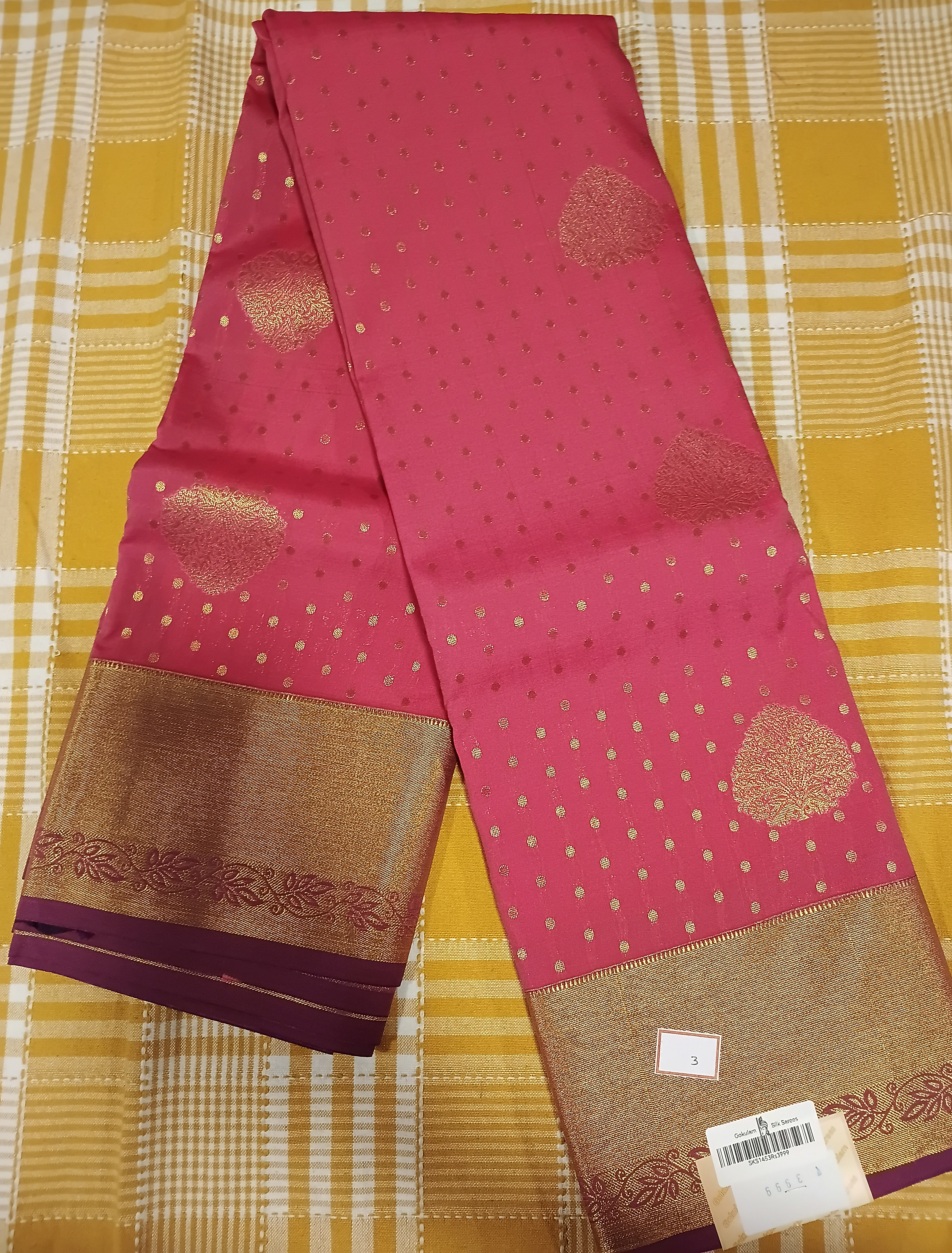 Semi Kanchi Silk Saree 144 view 2