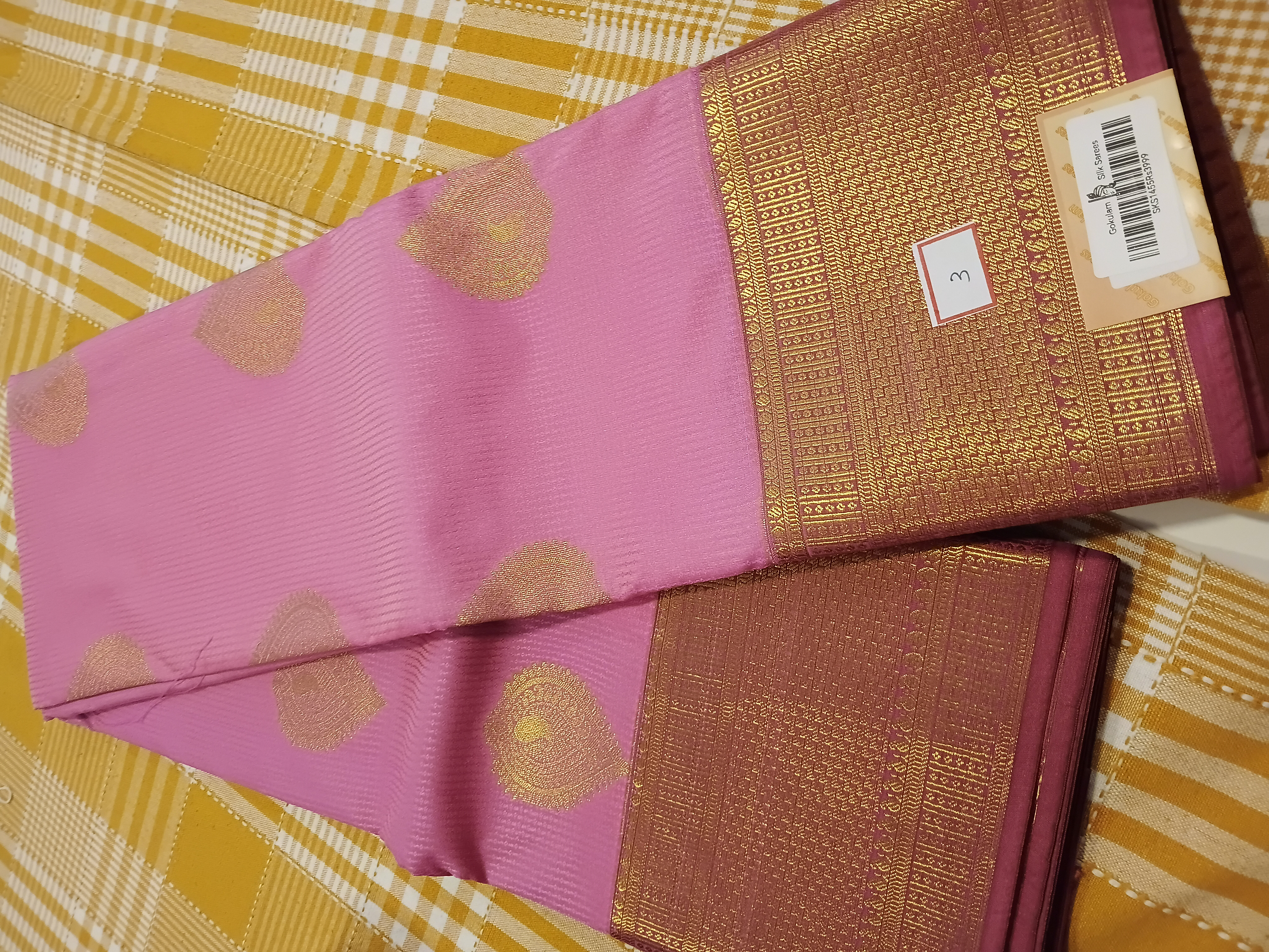 Semi Kanchi Silk Saree 140 view 2
