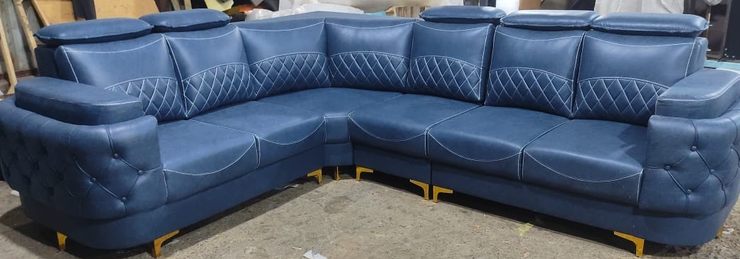 Luxury L-Shaped Leather Sofa view 2