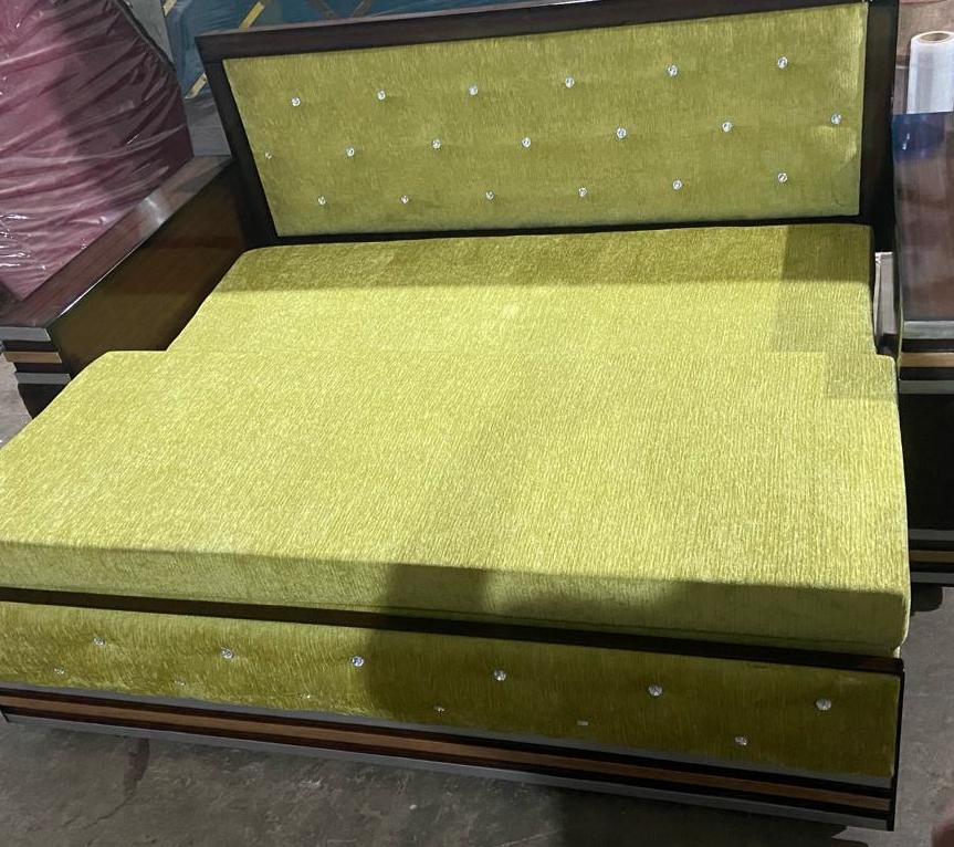 Upholstered Bed view 2