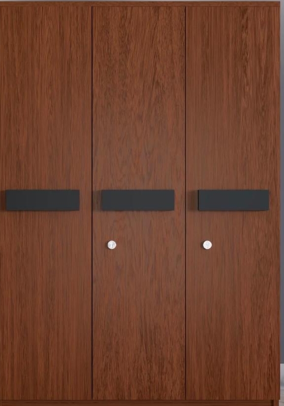 LuxWood Triple Wardrobe view 2