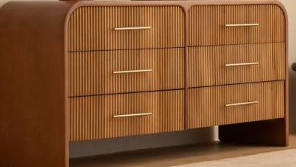 Modern Wood Dresser view 2