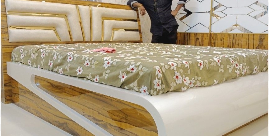 Modern Wooden Bed view 2