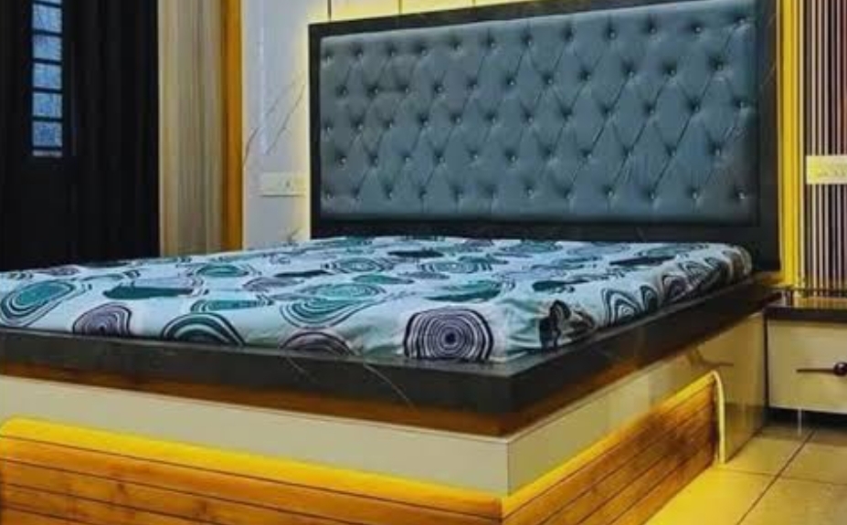 Luxury Upholstered Bed view 2