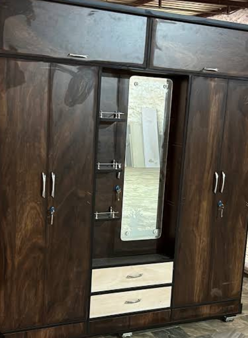 Elegant Wooden Wardrobe view 2